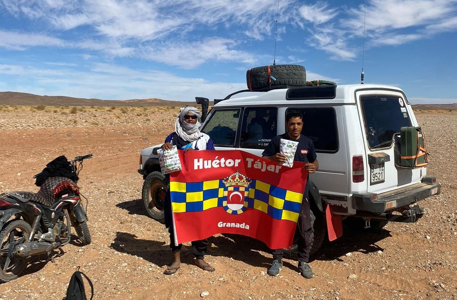 Imagen del recorrido de los vecinos por Marruecos