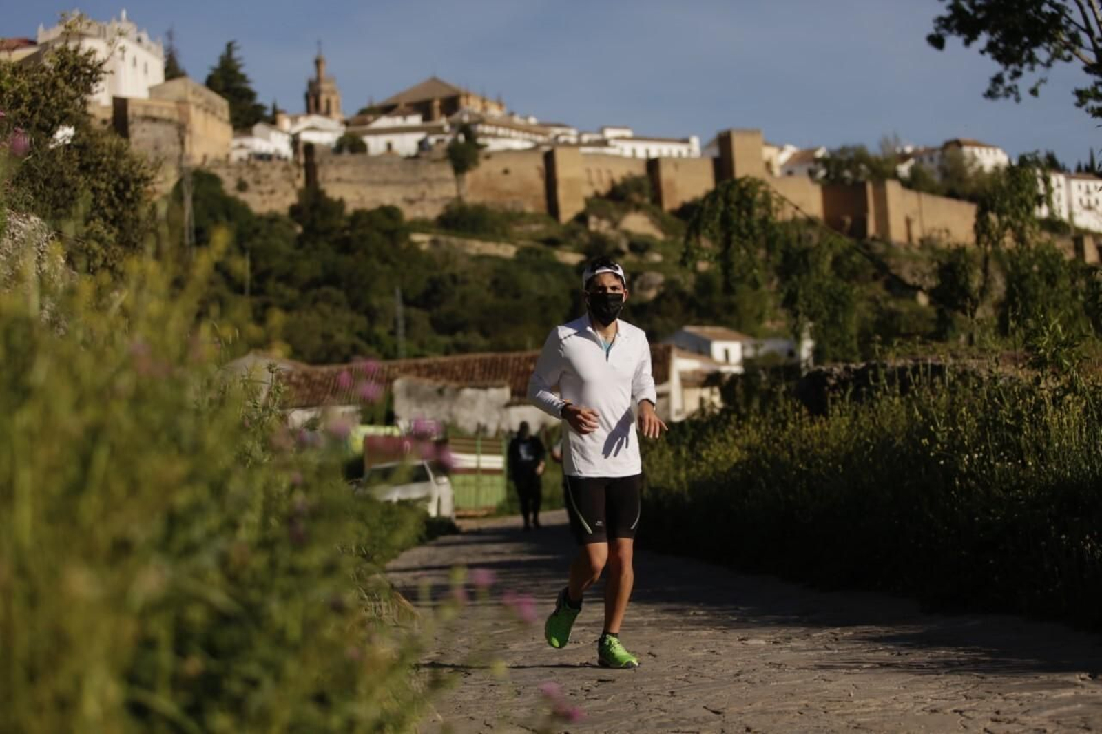 Los deportistas toman las calles, en fotos