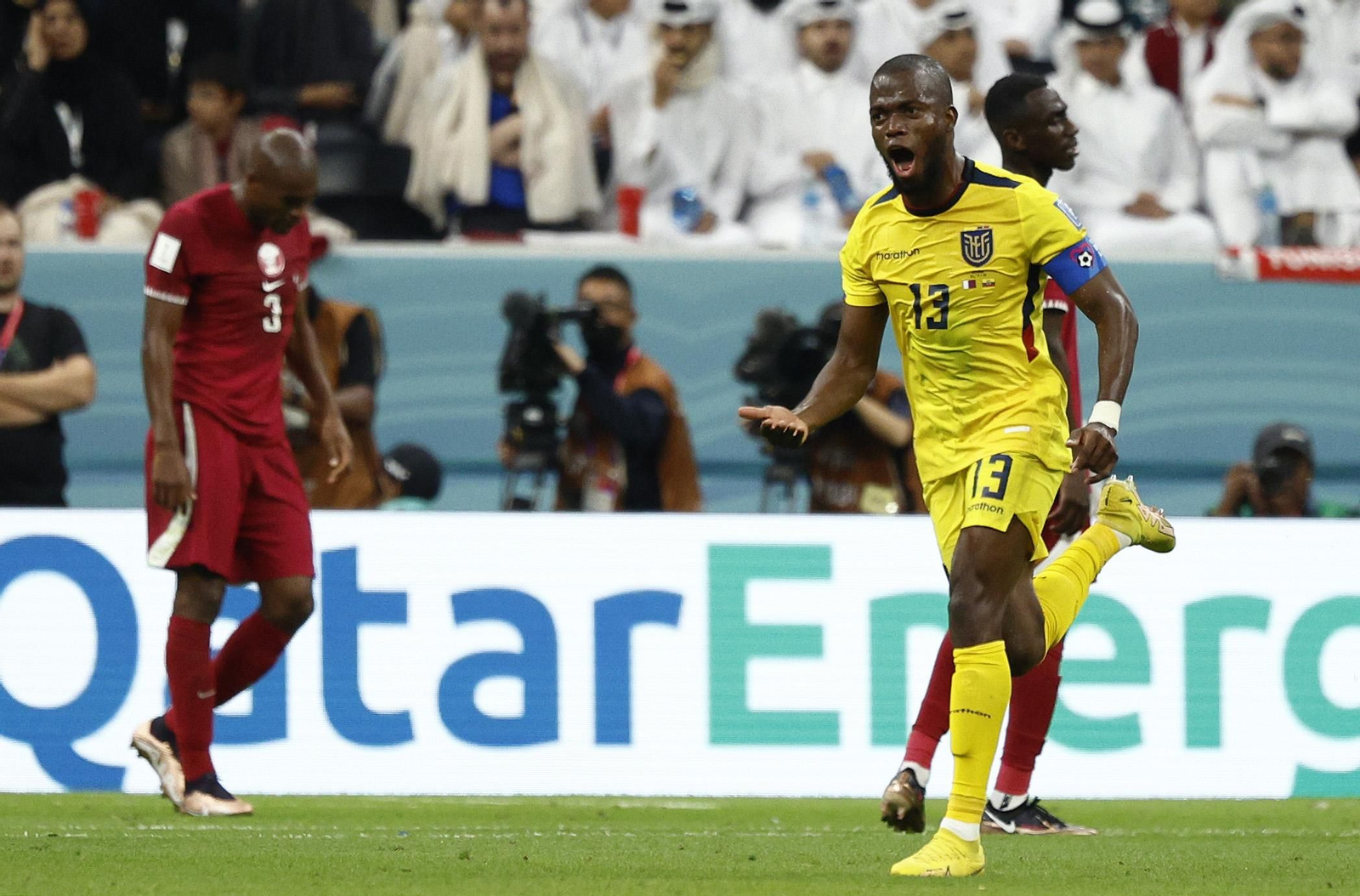 Las imágenes del Qatar - Ecuador, partido inaugural del Mundial 2022