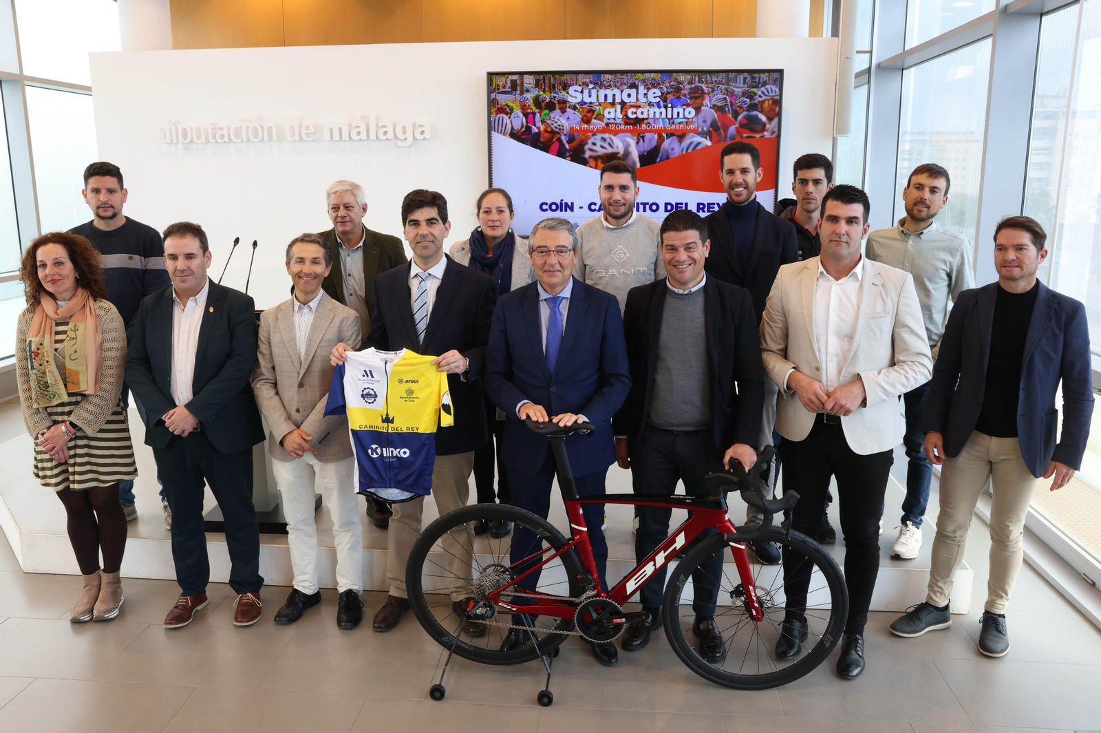 Presentación de la Cicloturista Coín Caminito del Rey. Presentación de la Cicloturista Coín Caminito del Rey.
