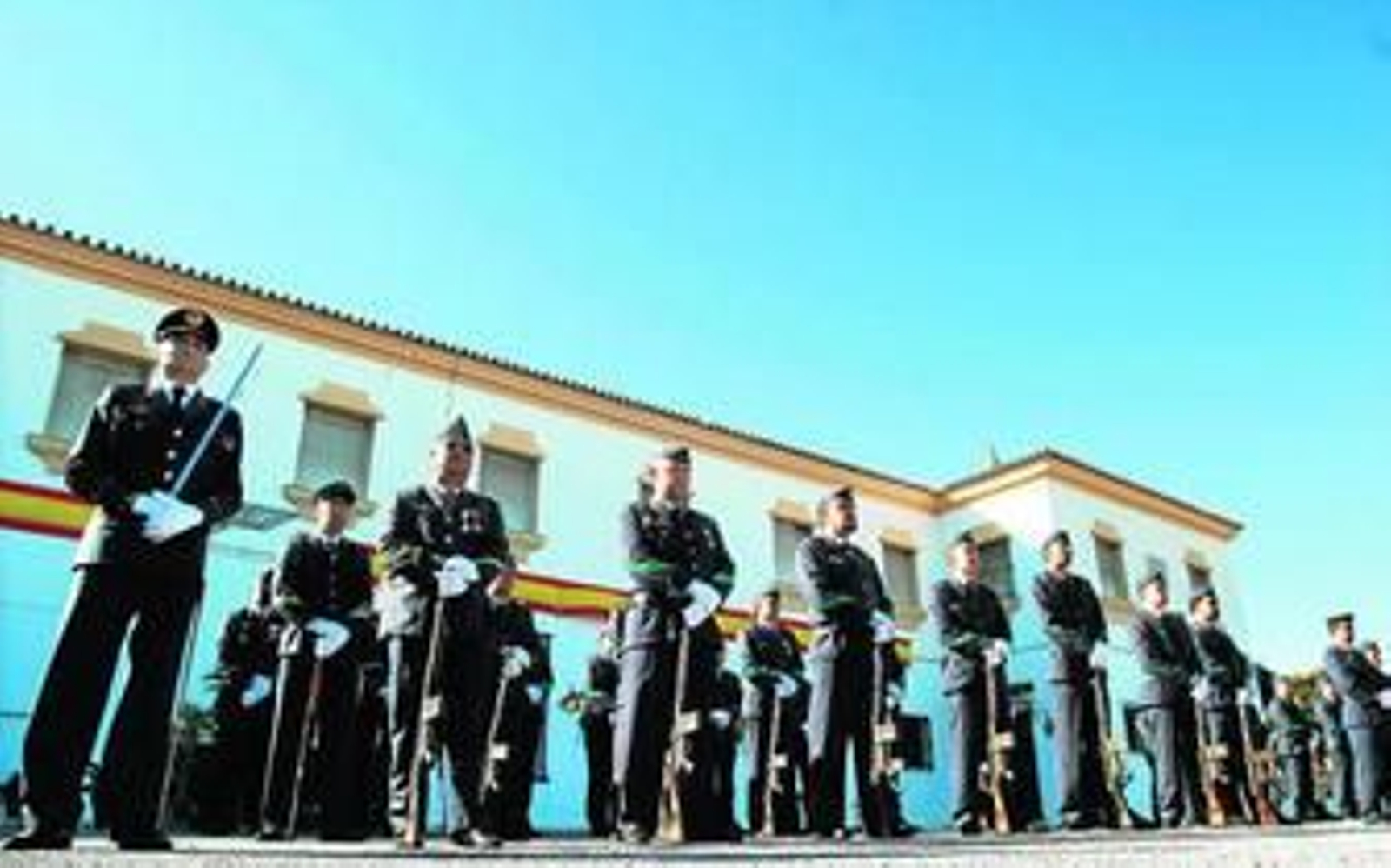 Imagen de varios efectivos del Ejército del Aire.