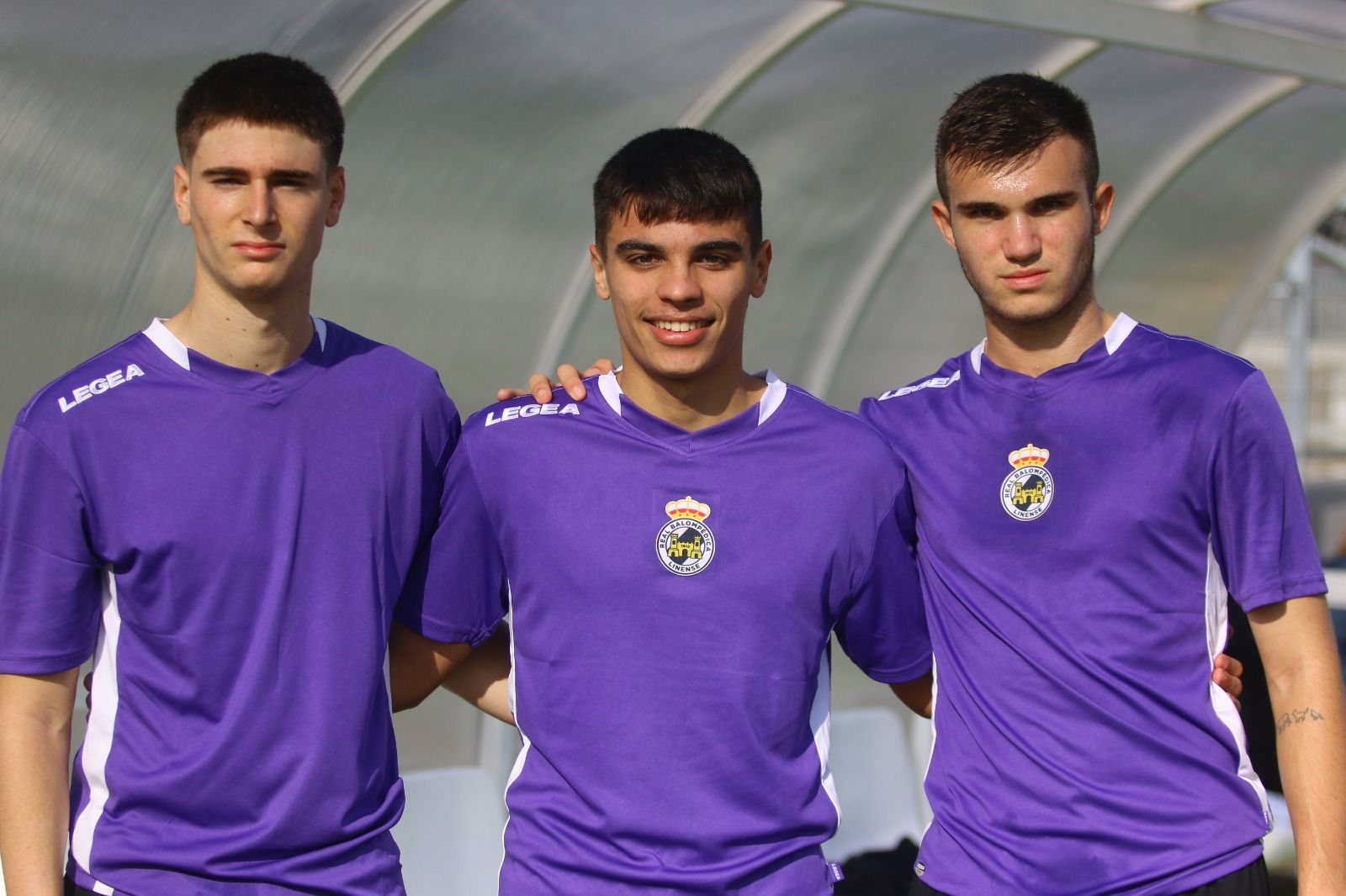 Los cateranos Mauro Kai, Leandro González y Daniel Puyol