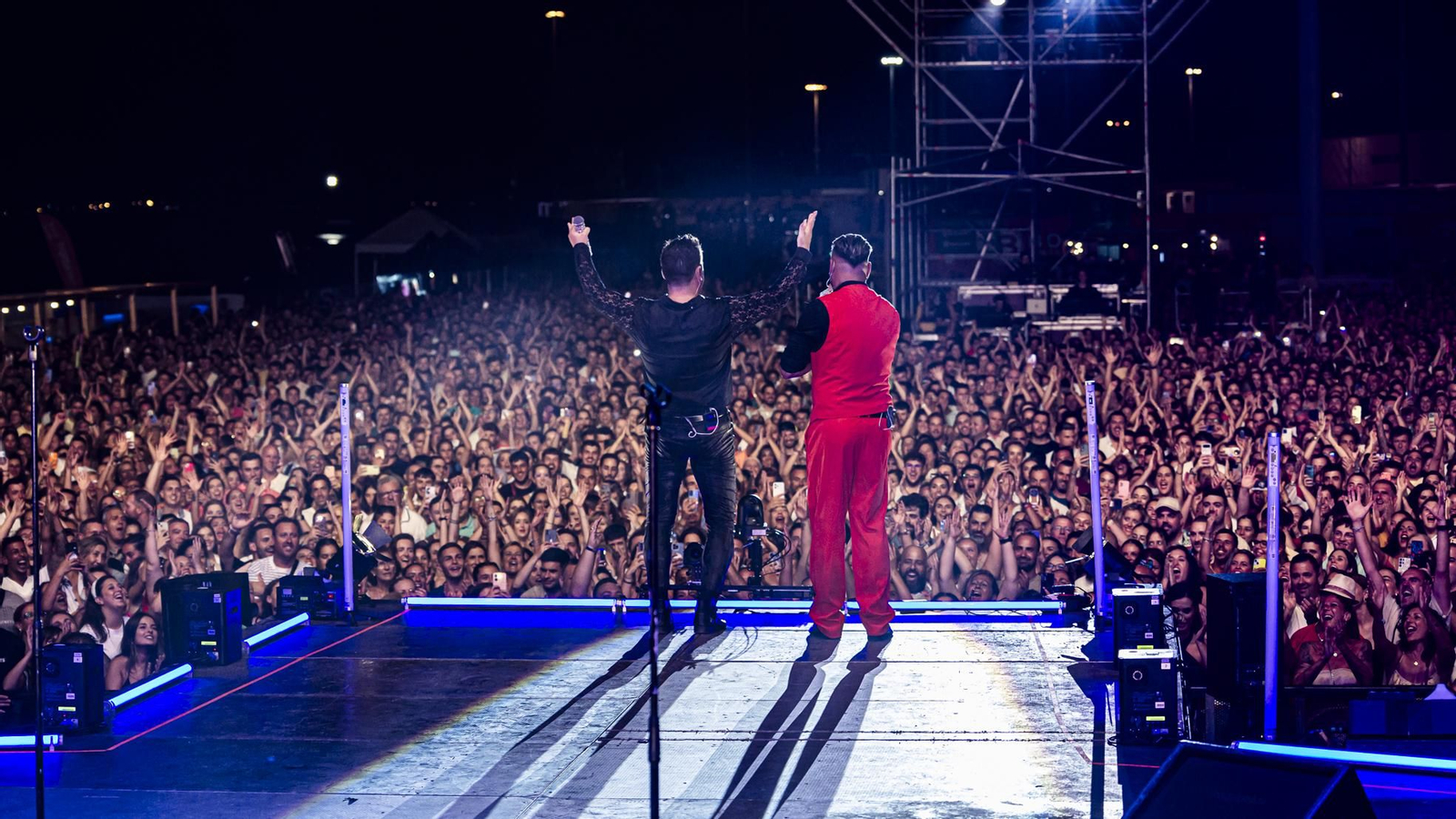 Las imágenes del concierto de despedida de Andy&Lucas en el muelle de Cádiz
