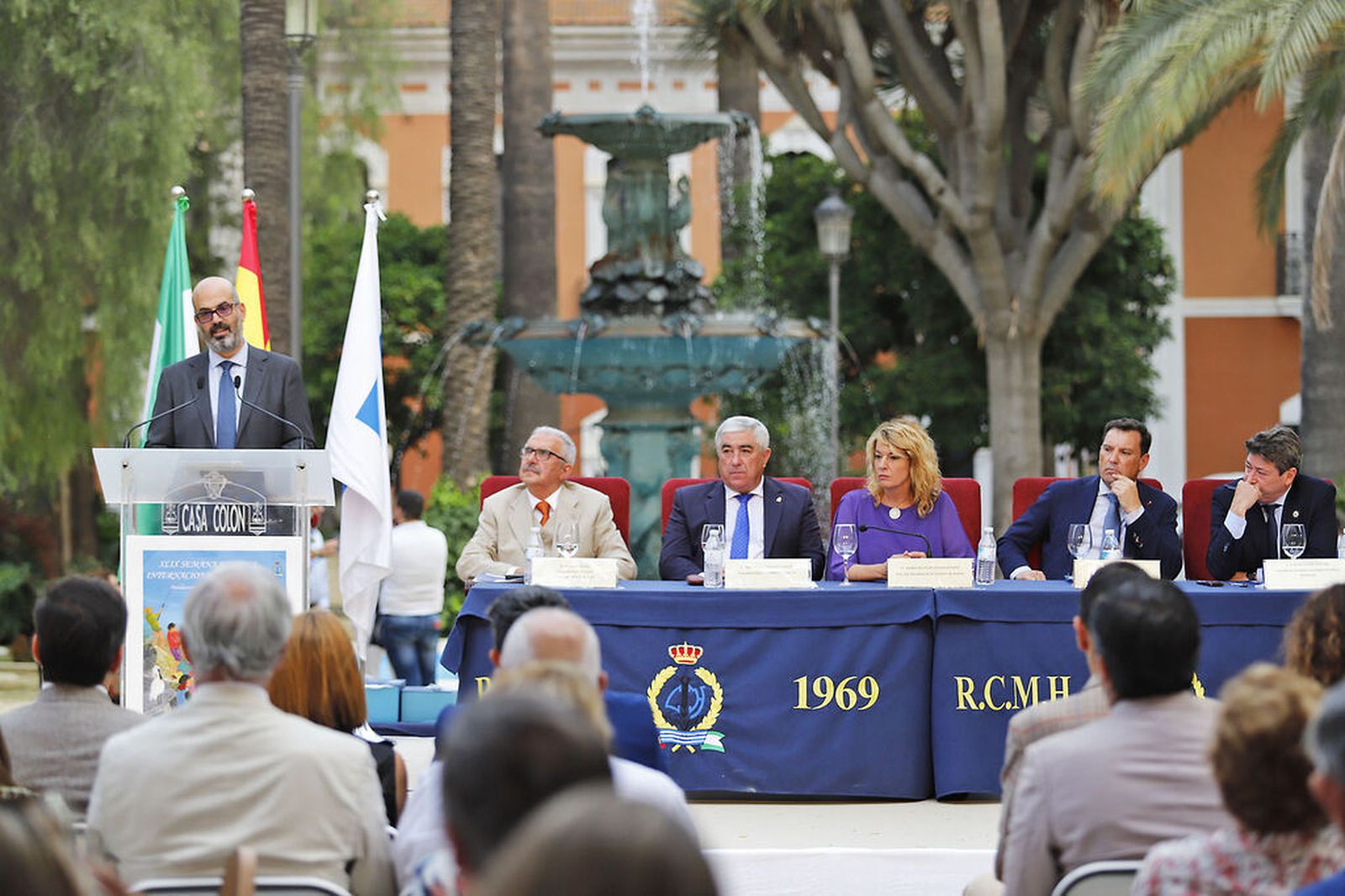 Javier Ronchel es el pregonero de la Semana Náutica Colombina.