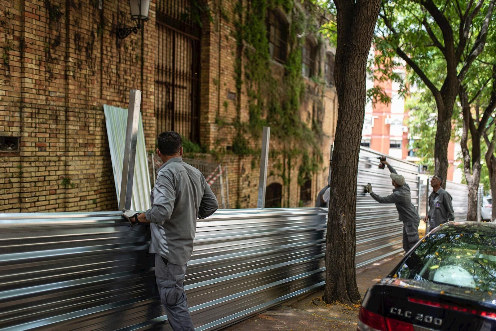 Instalación de vallas.