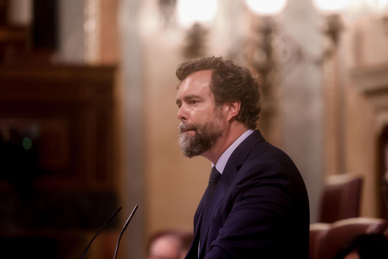 El portavoz del Grupo Parlamentario de Vox, Iván Espinosa de los Monteros.