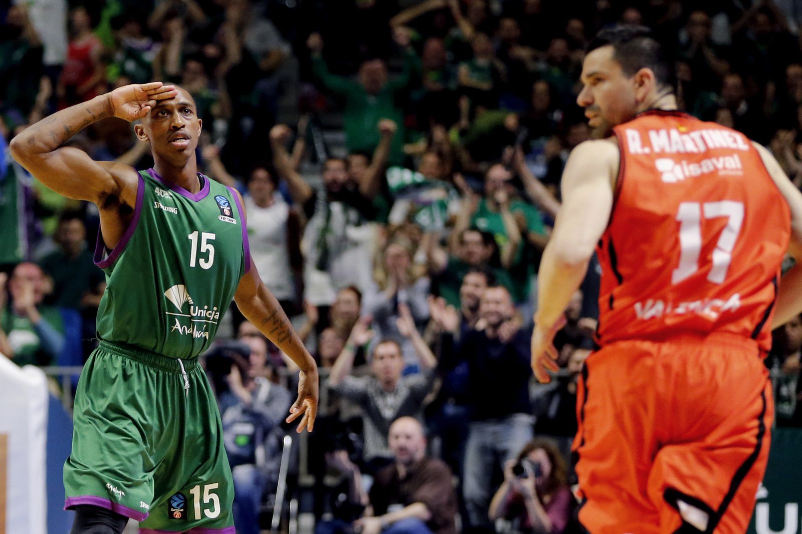 El Unicaja-Valencia Basket de la final de al Eurocup