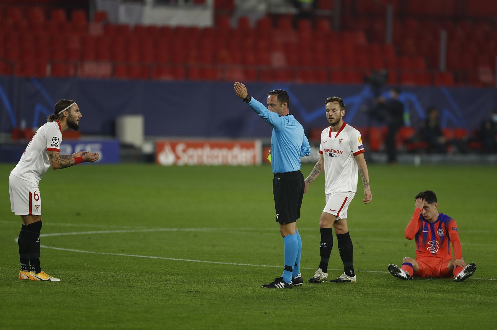 Las imágenes del Sevilla-Chelsea