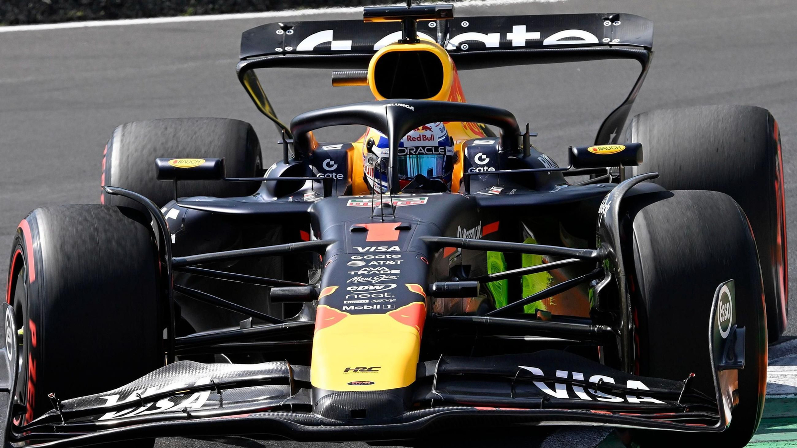 Max Verstappen en la clasificación del Gran Premio de Italia