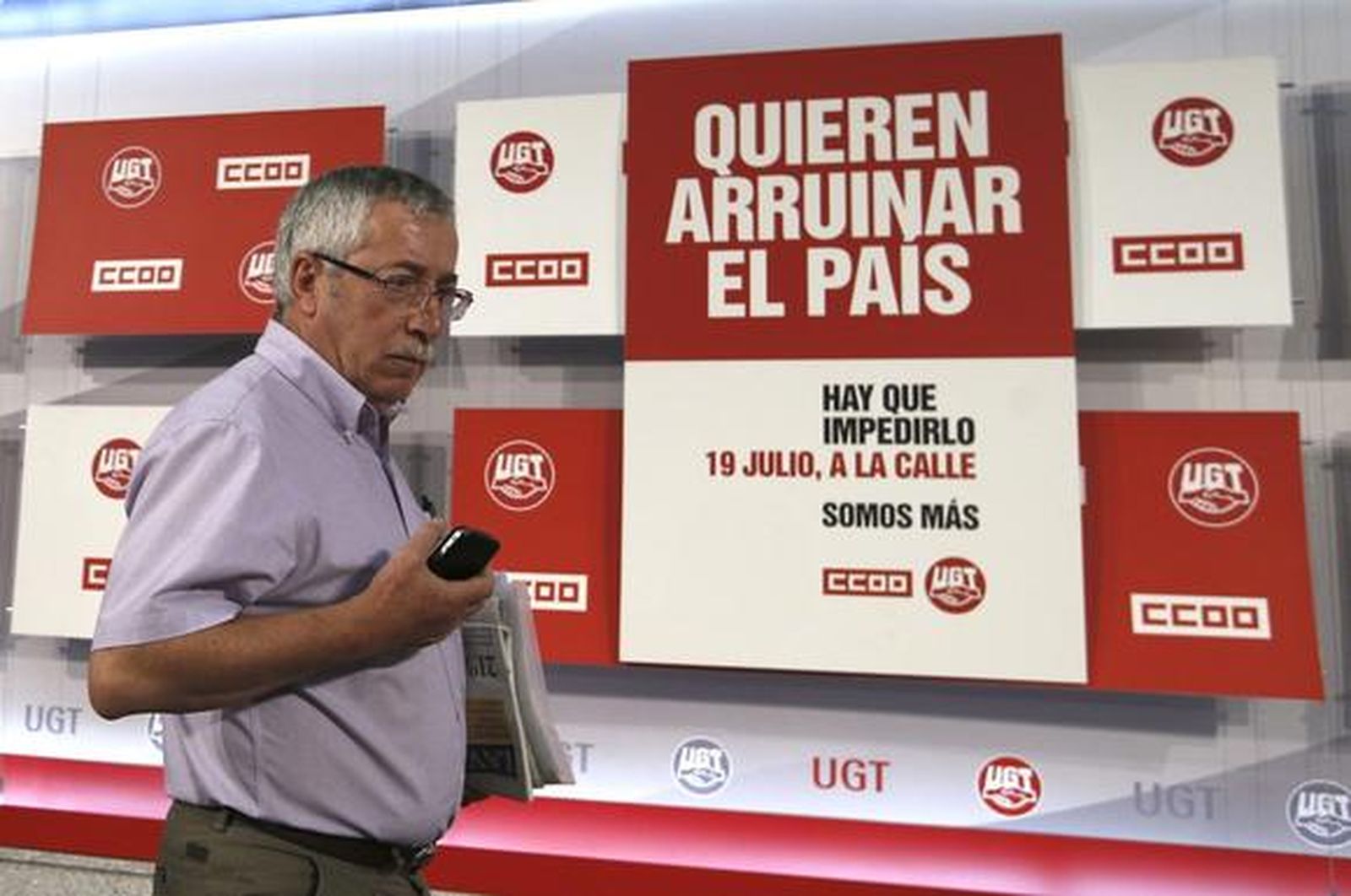 Toxo augura otra huelga si el Gobierno no somete los recortes a referéndum