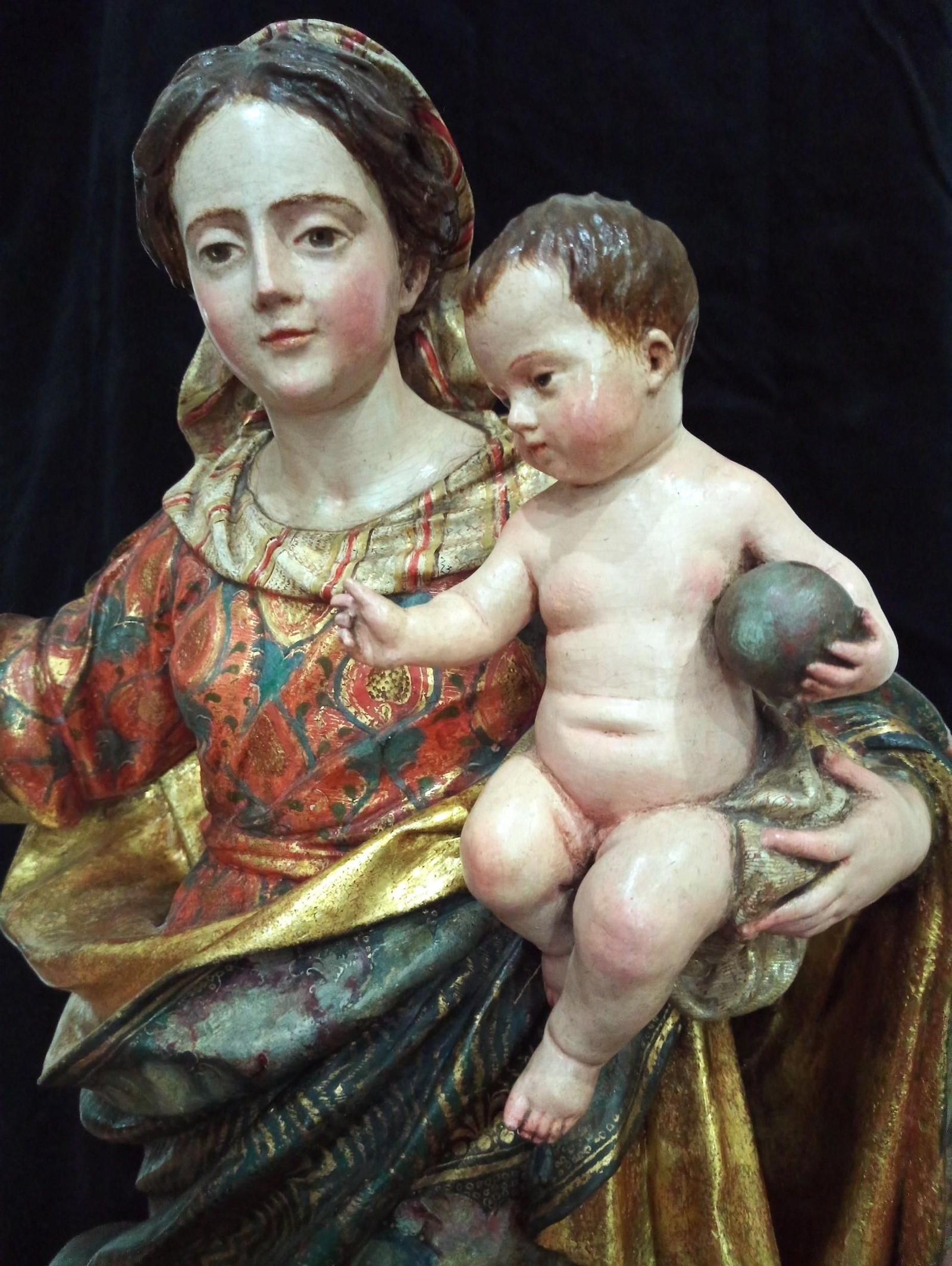 Proceso de restauración de la talla.