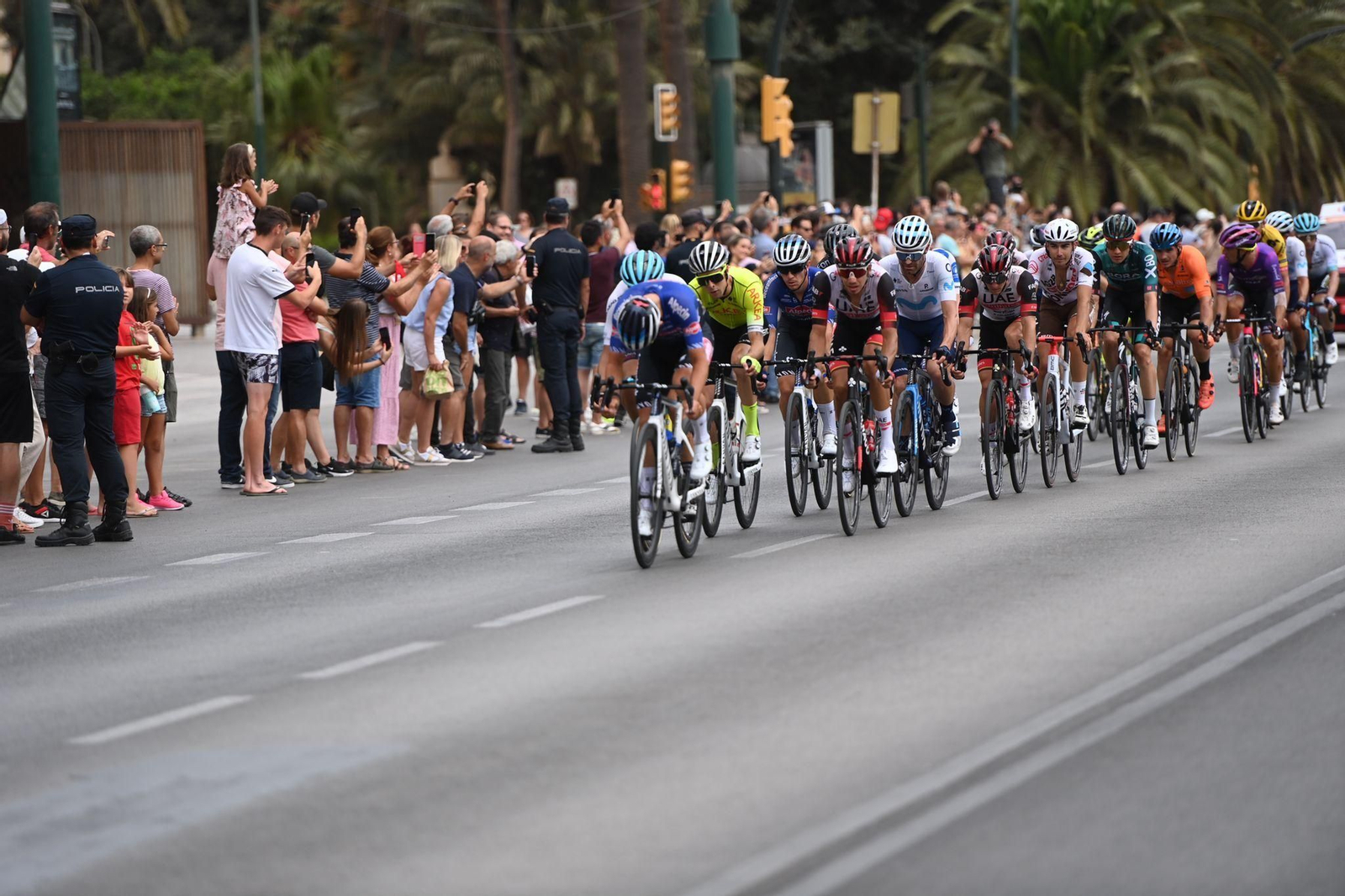 Las fotos de la Vuelta a España al paso por Málaga capital