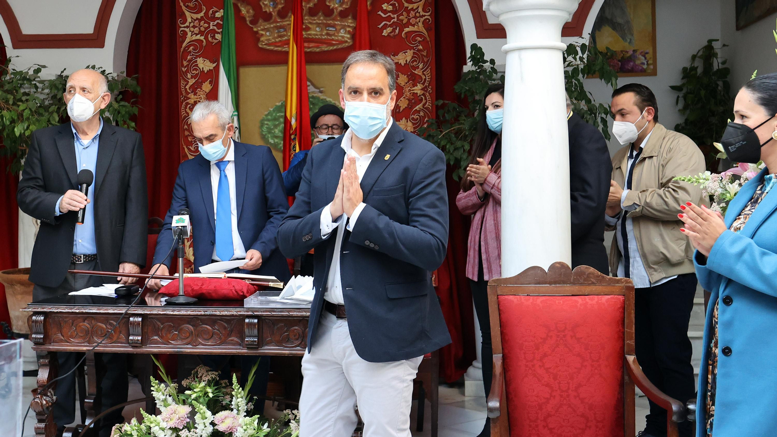 Imágenes de la toma de posesión de Ramón Galán como Alcalde de Trebujena