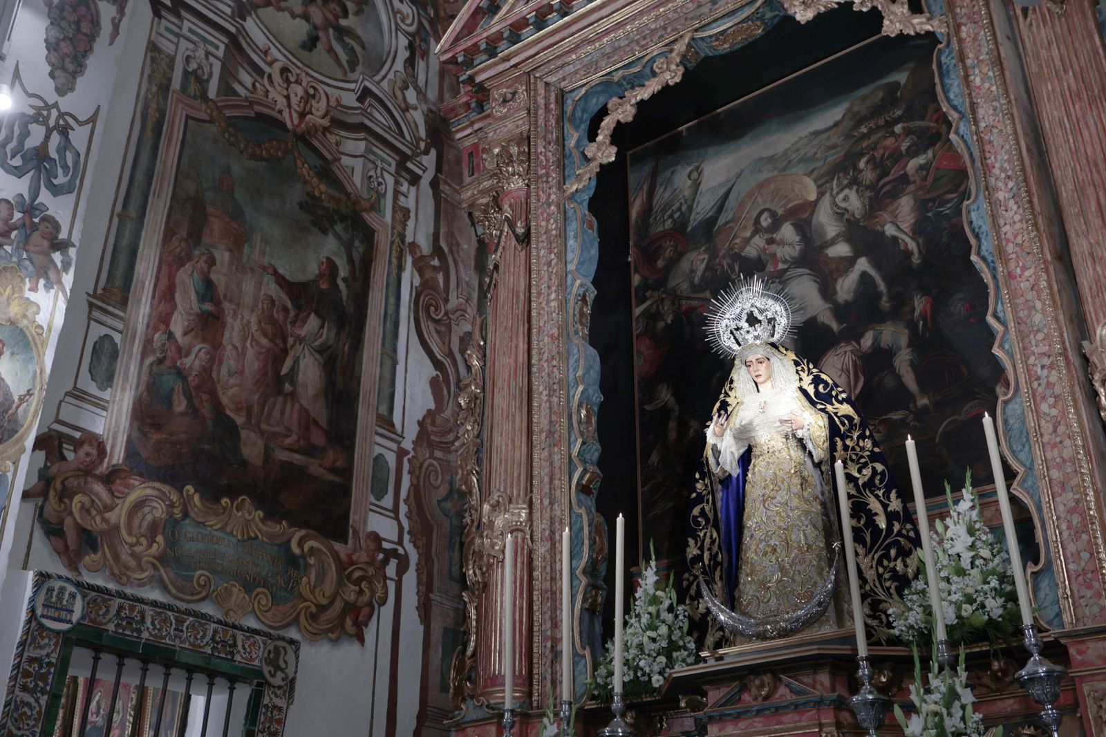 Imágenes de la reapertura de la iglesia de Santiago