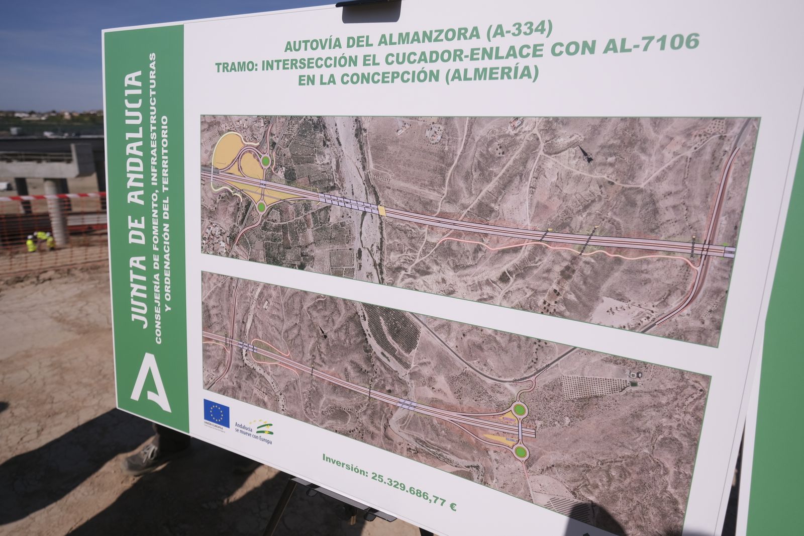 Fotogalería visita Consejera de Fomento a las obras de la Autovía del Almanzora