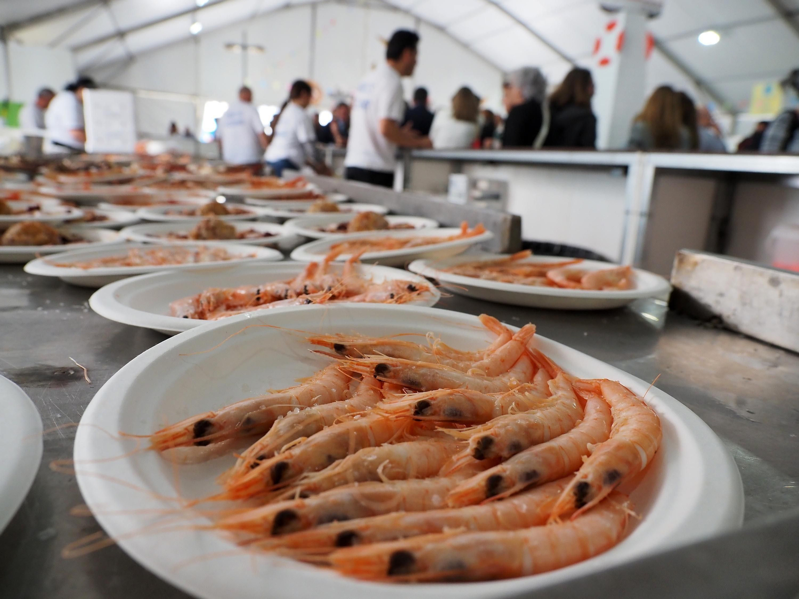 Las mejores fotografías del primer día de la Feria de la Gamba de Punta Umbría