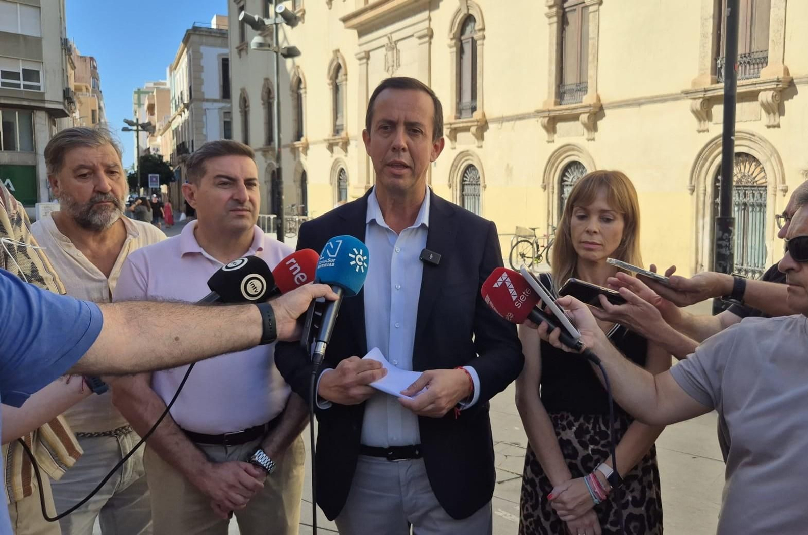 El secretario general del PSOE de Almería, José María Martín Fernández,
