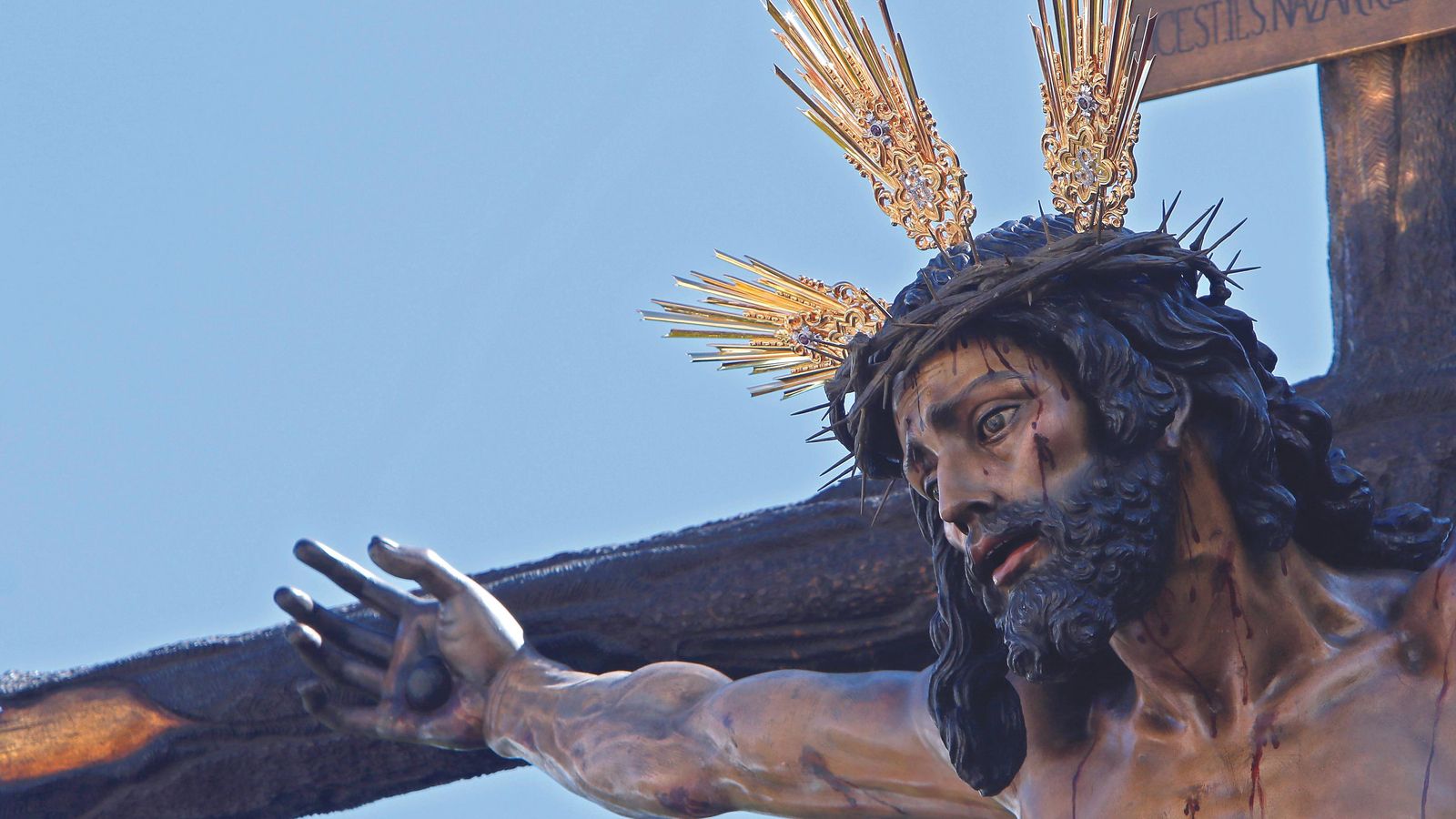 Cristo de la Hermandad de La Sed que procesiona el Miércoles Santo en Sevilla