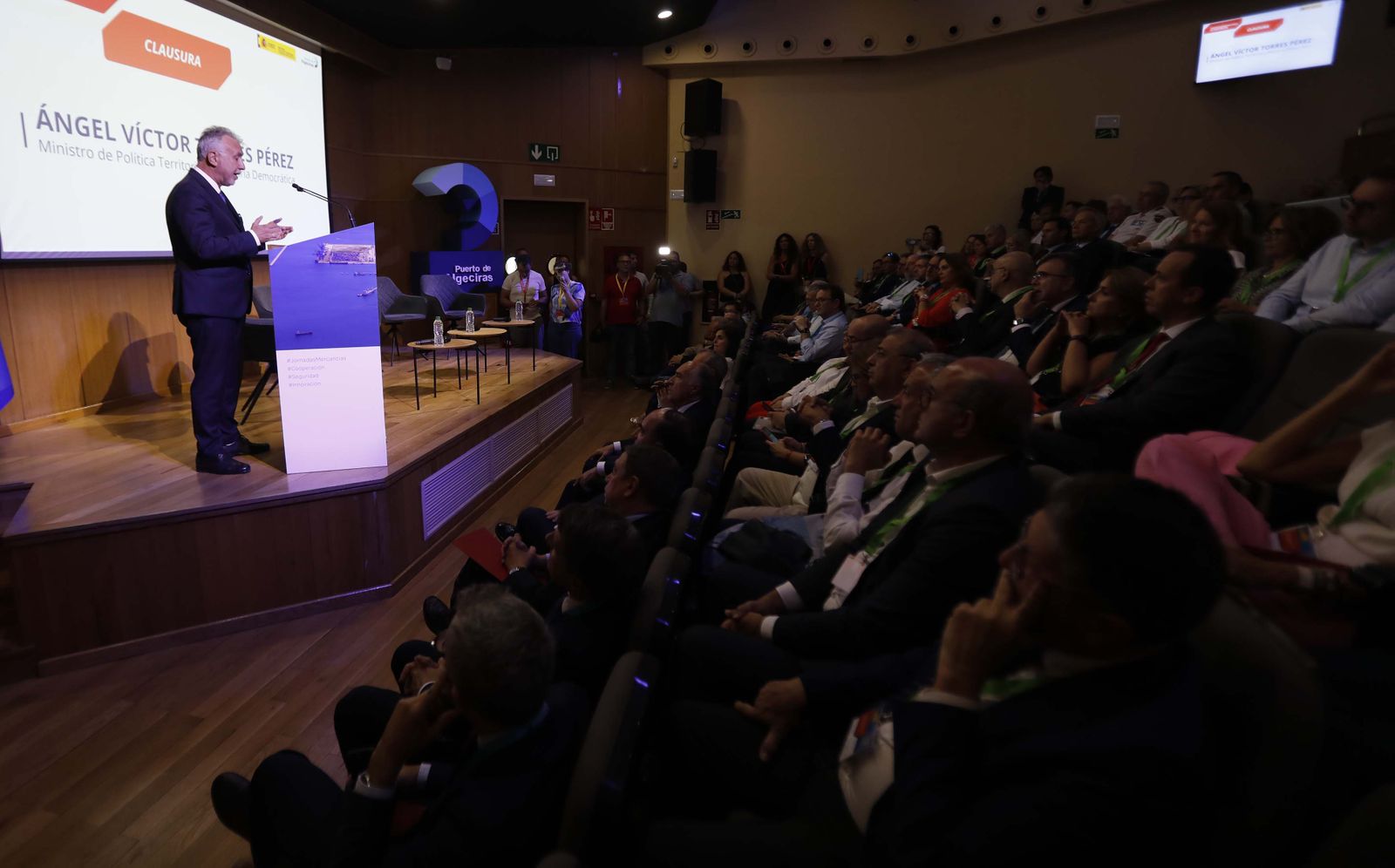 Fotos de la jornada sobre controles aduanerosen el Puerto de Algeciras