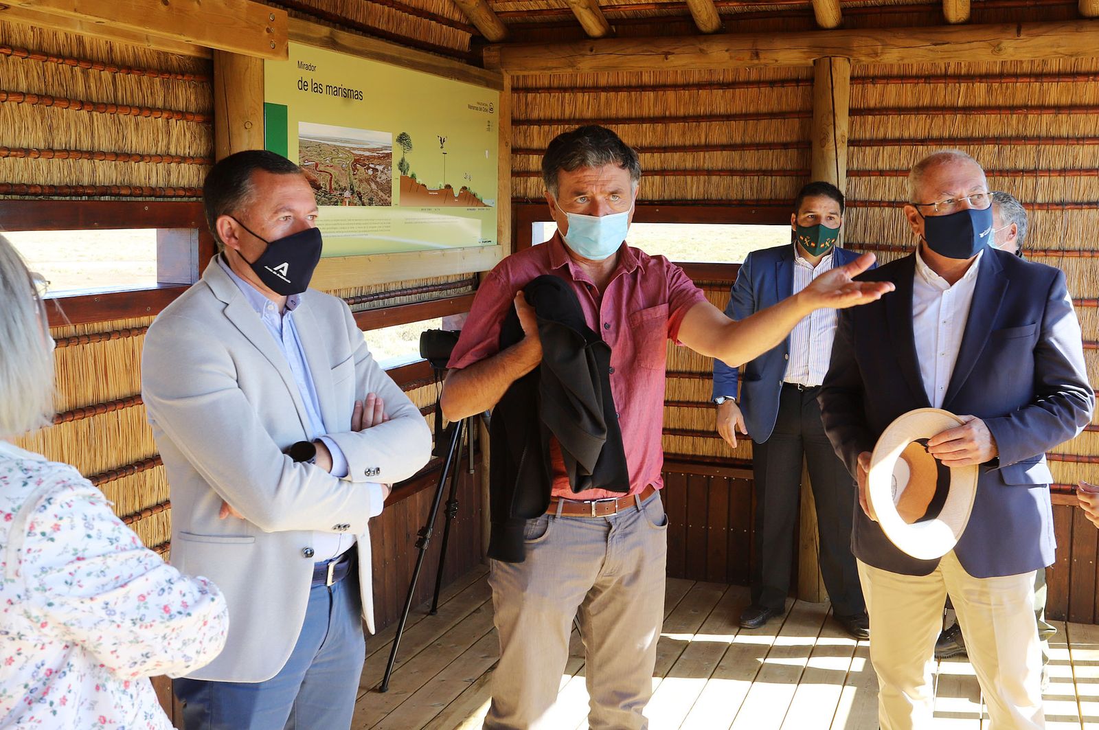 Inauguración del nuevo observatorio del Águila Pescadora en Marismas del Odiel