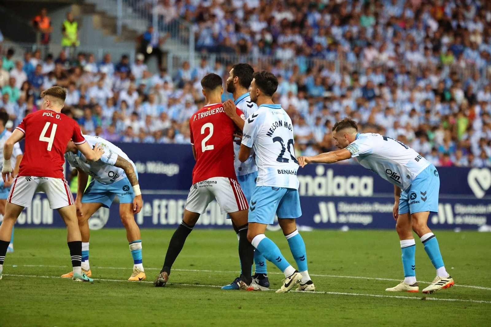 El Málaga CF-Nàstic, en fotos