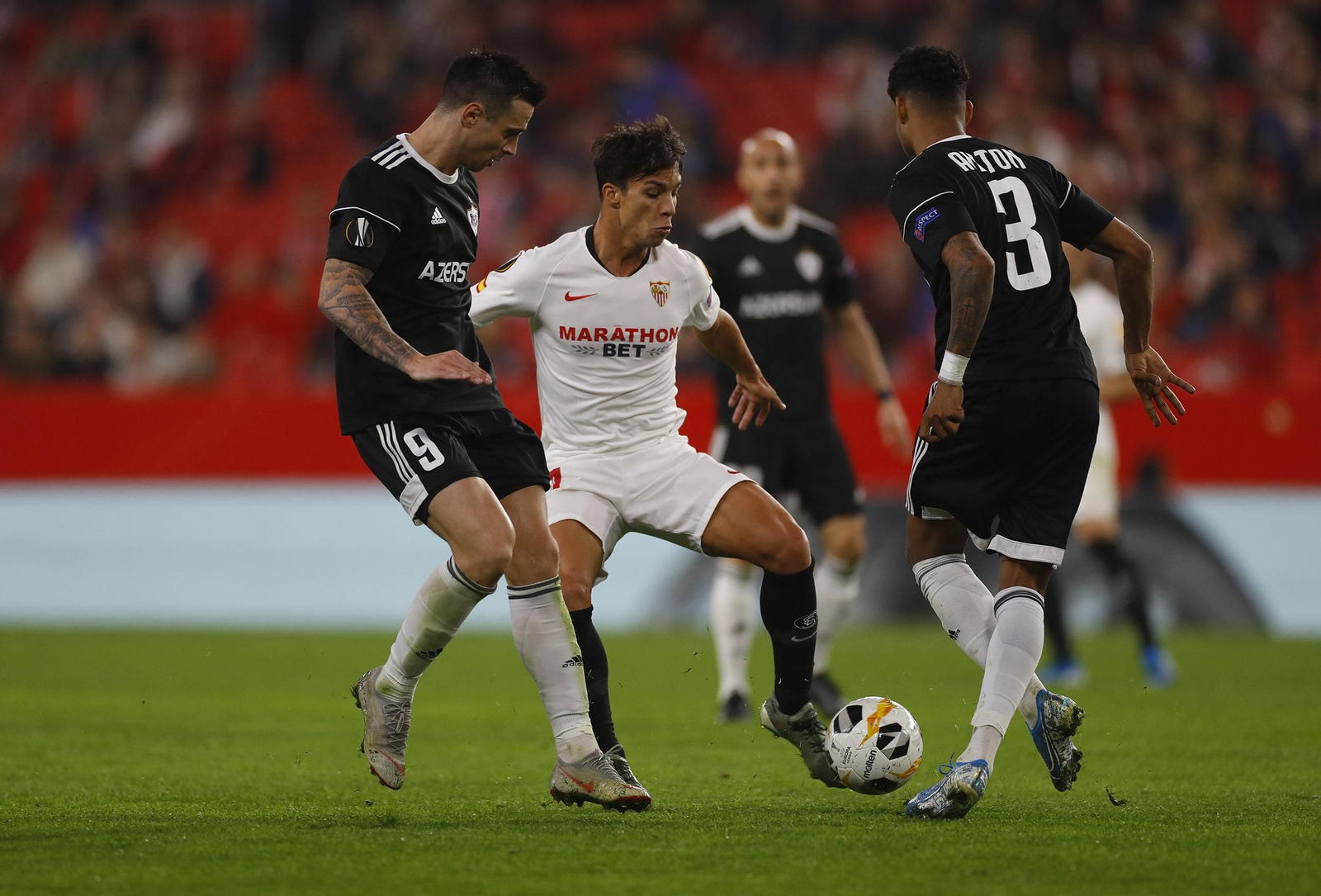 La imágenes del Sevilla fc-Qarabag Fk