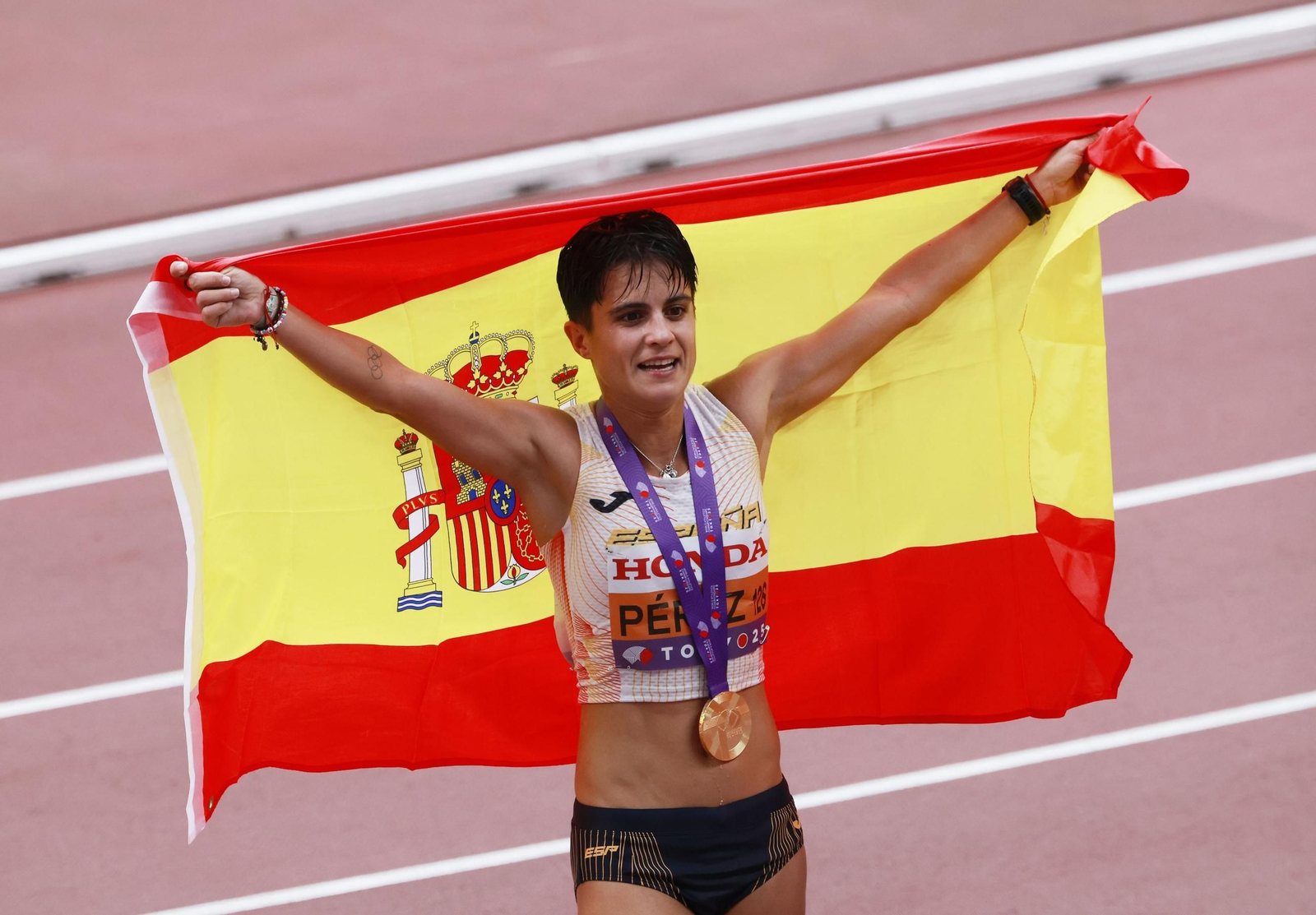 Las mejores imágenes del nuevo oro de María Pérez