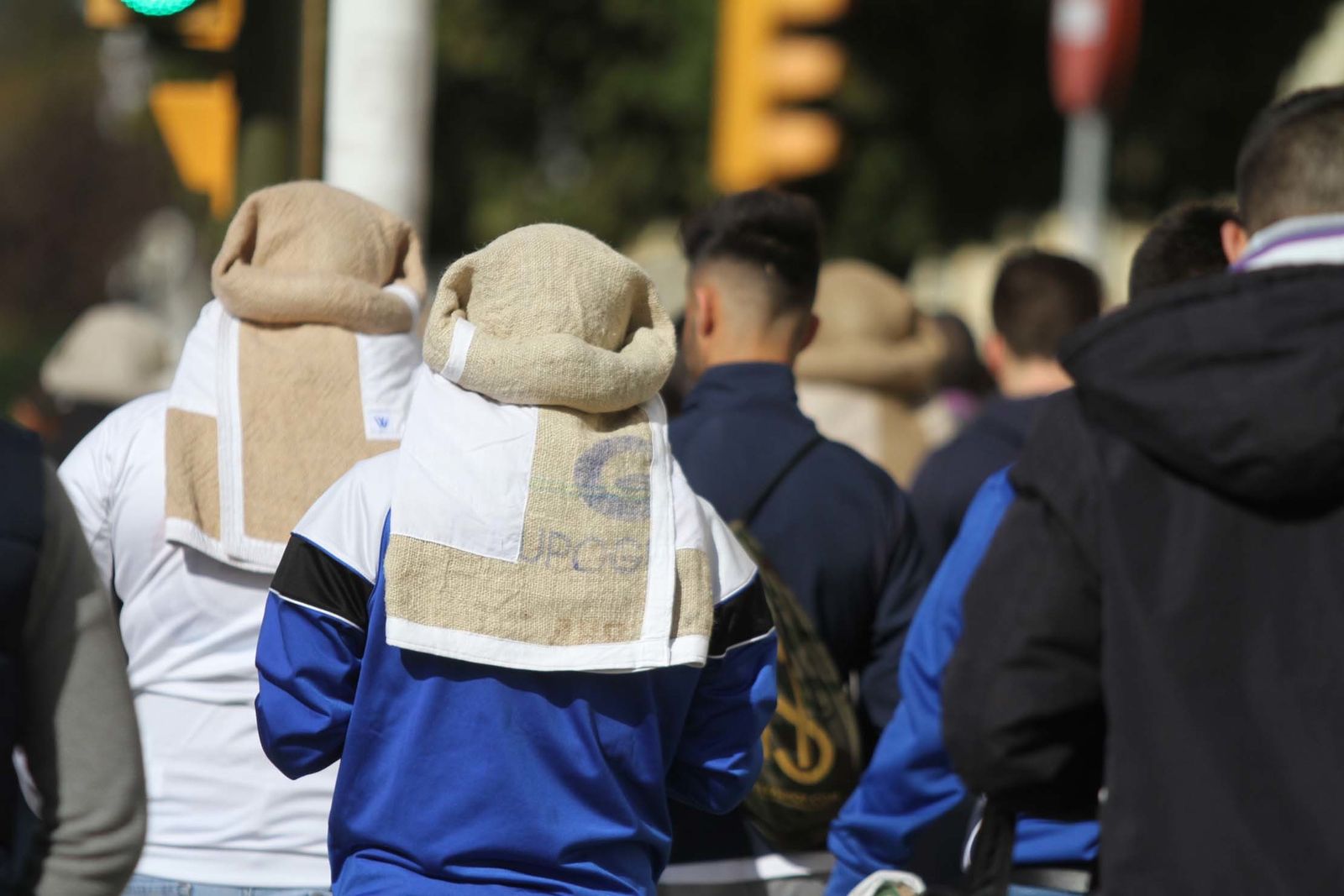 Imágenes del ensayo solidario de la Hermandad de Tres Caidas