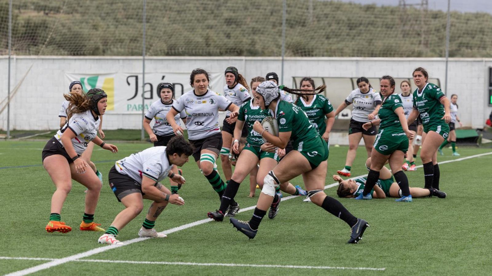 La alegría por el título de campeonas de Jaén Rugby femenino, en imágenes