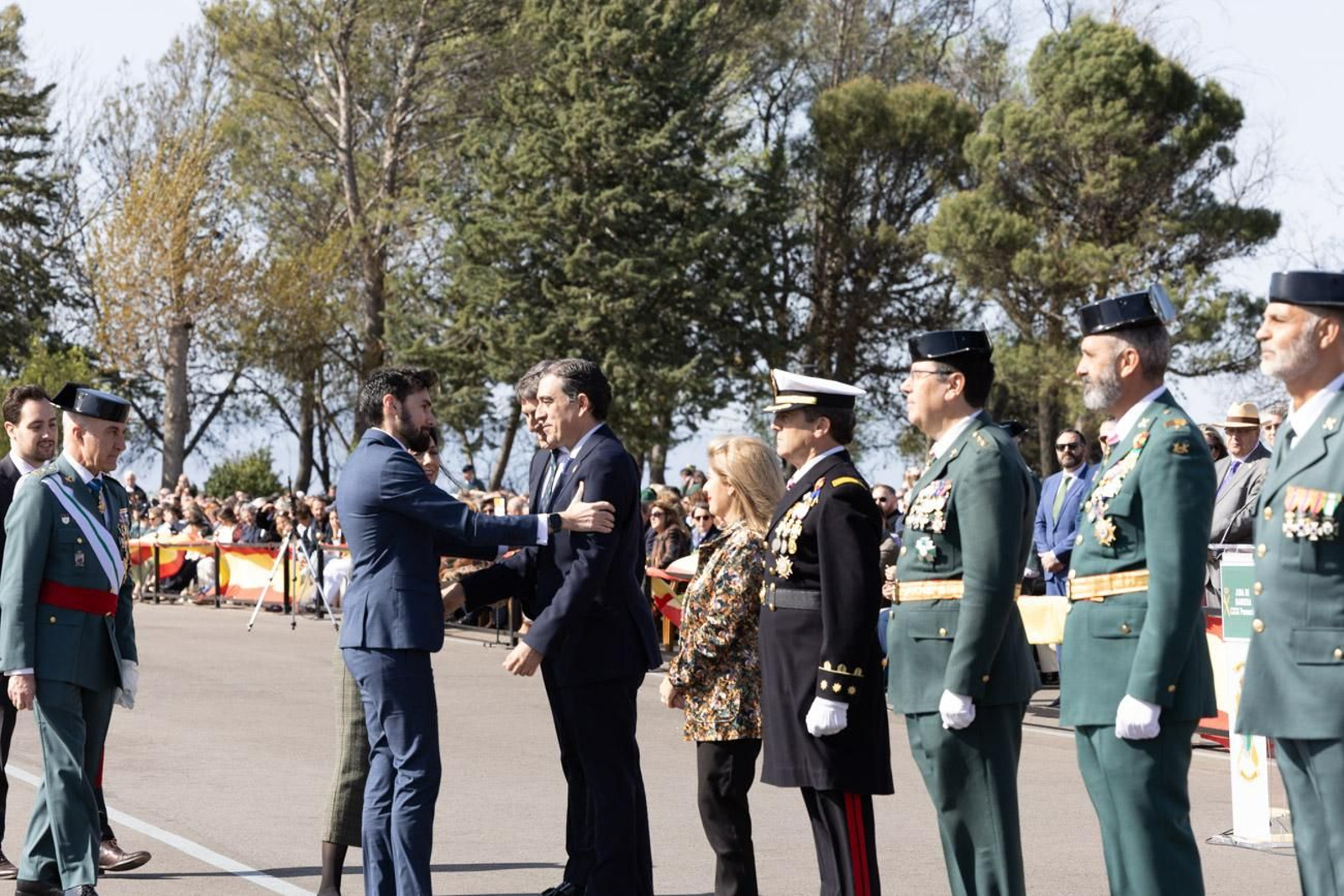 Acto de jura de bandera de la 130ª promoción de guardias civiles de la Academia de Baeza