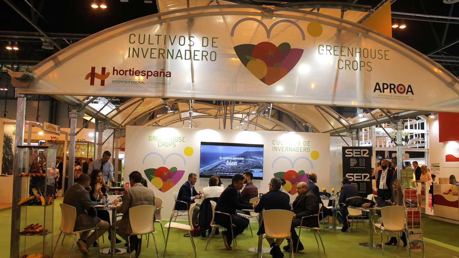 Stand de Hortyespaña en la pasada edición de Fruit Attraction.