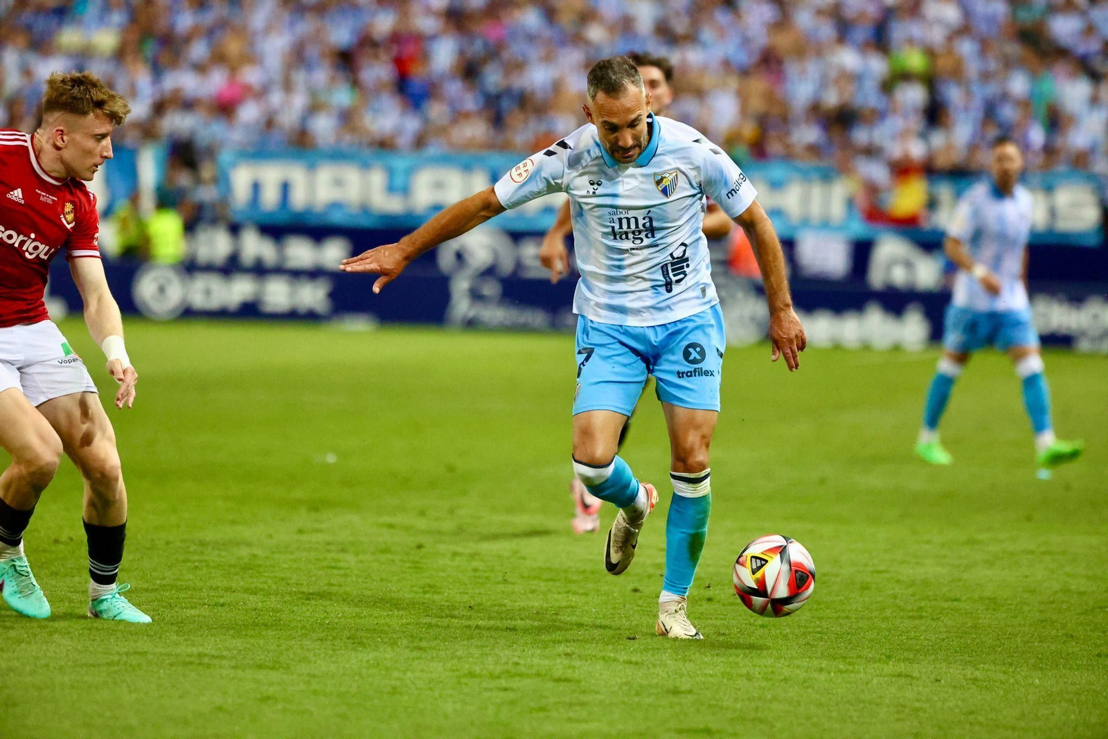 El Málaga CF-Nàstic, en fotos
