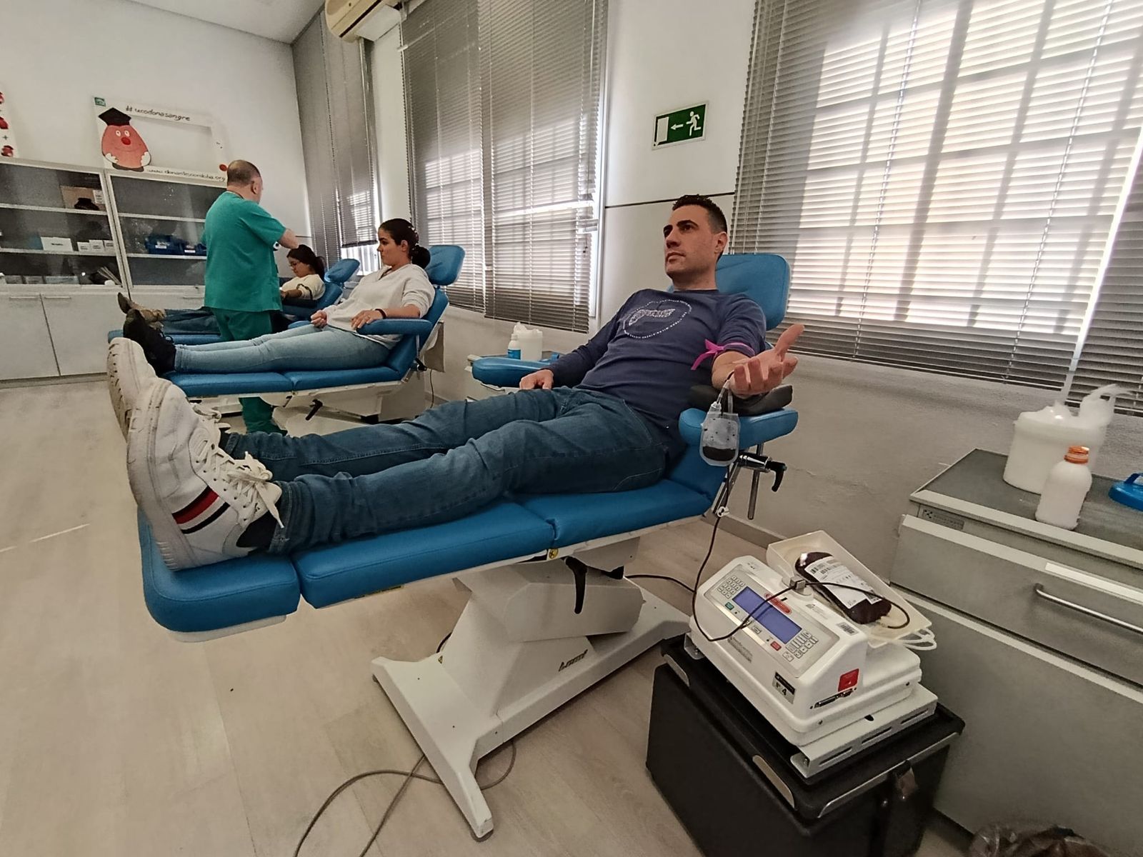 Las imágenes de las largas colas en el Centro de Transfusión para donar sangre en Córdoba