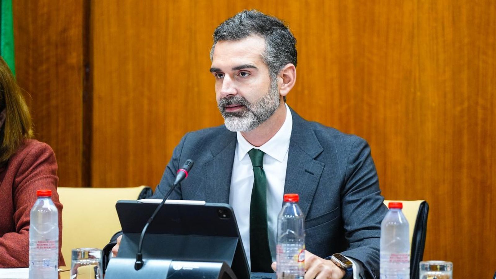 El consejero Ramón Fernández-Pacheco en comisión parlamentaria