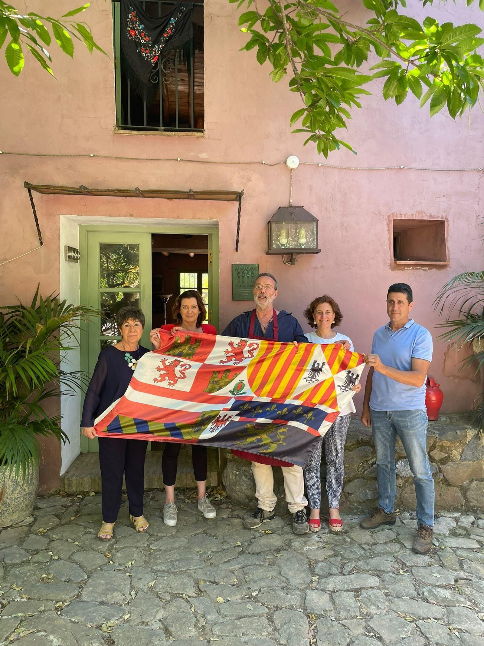 Descubrimiento de la placa de Hispania Nostra.