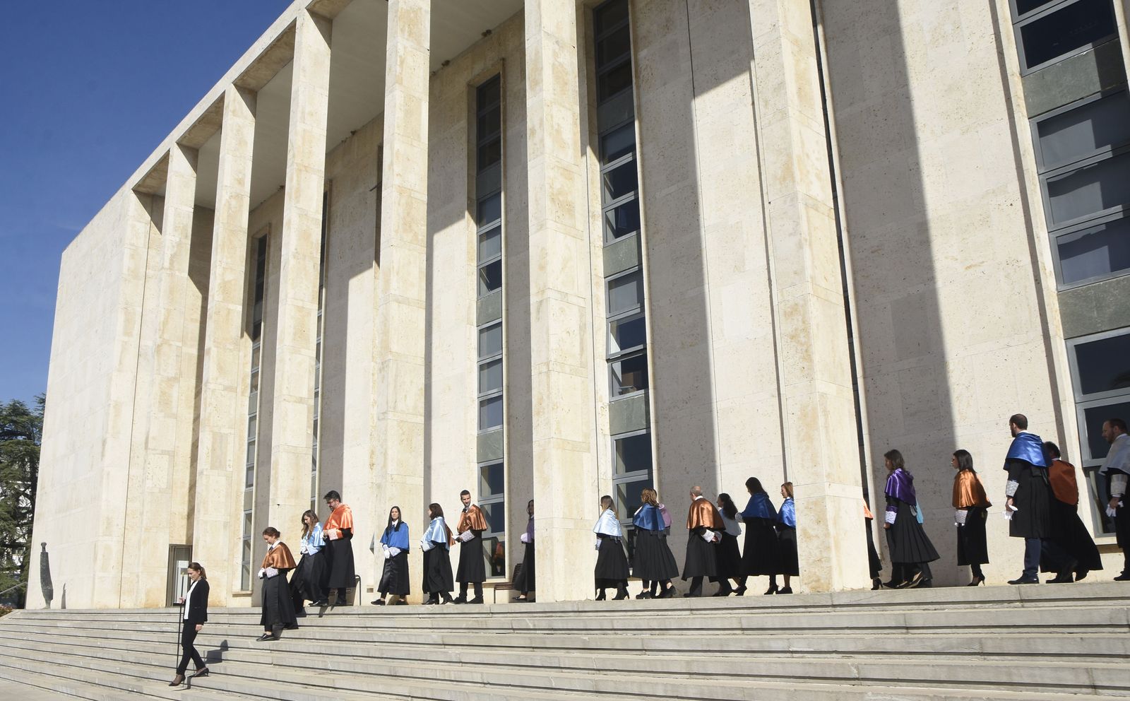 Inauguración del curso universitario en Rabanales en 2019.