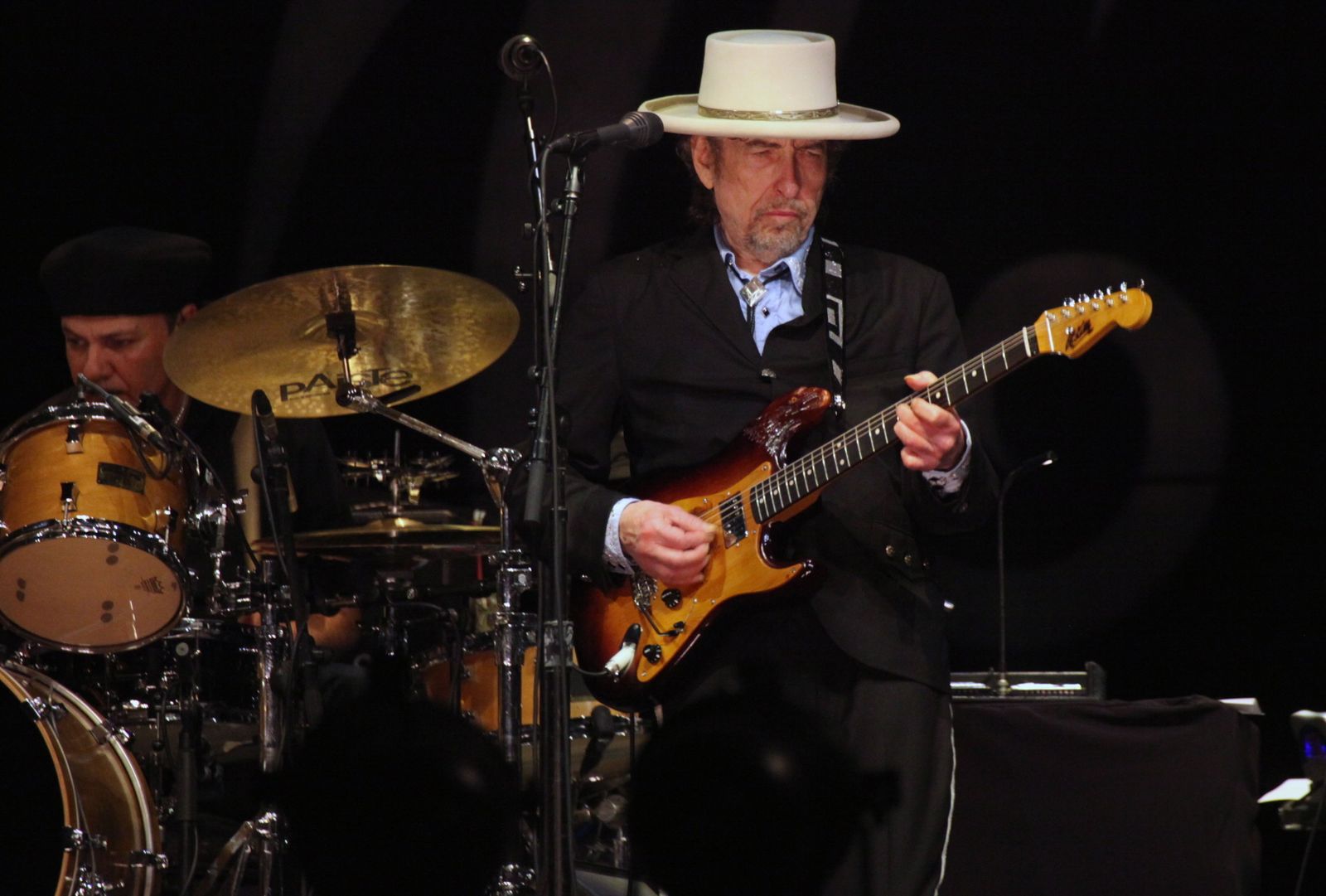 Dylan en un concierto en Tel Aviv en 2011.