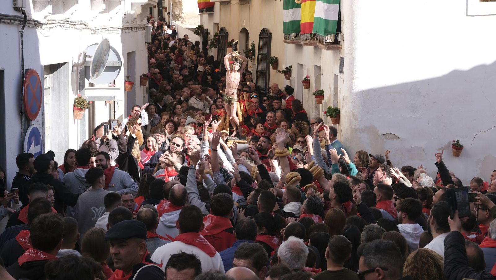 San Sebastián y los roscos de Lubrín, en fotos