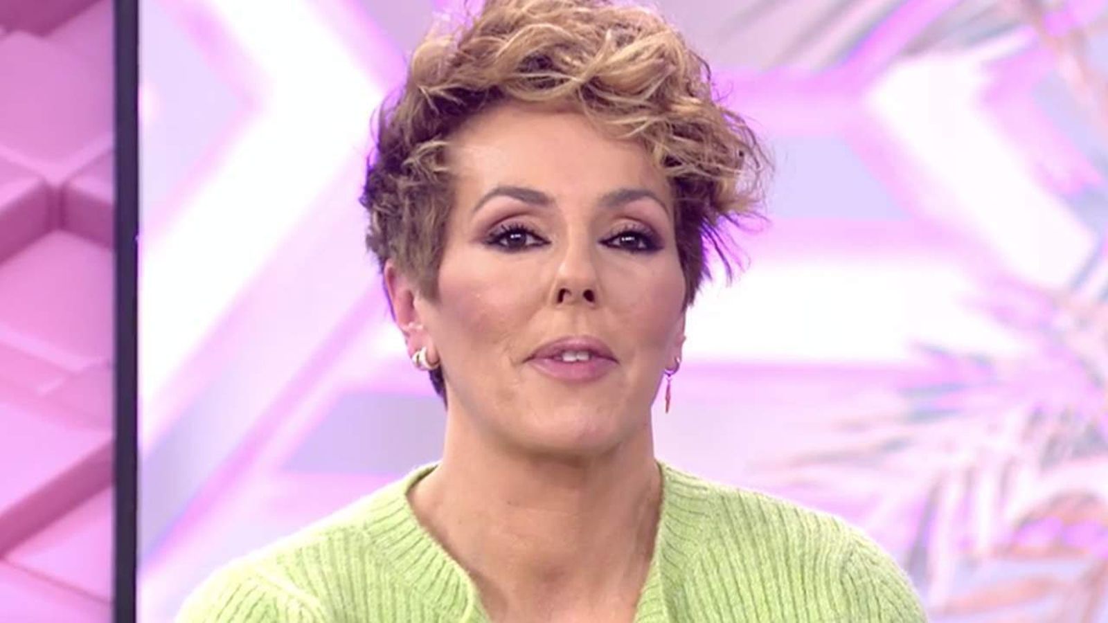 Rocío Carrasco, en su entrevista de este miércoles en Telecinco.