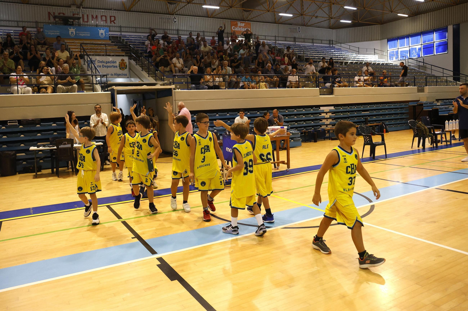 Fotos de la presentación de los equipos de cantera del CB Ciudad de Algeciras