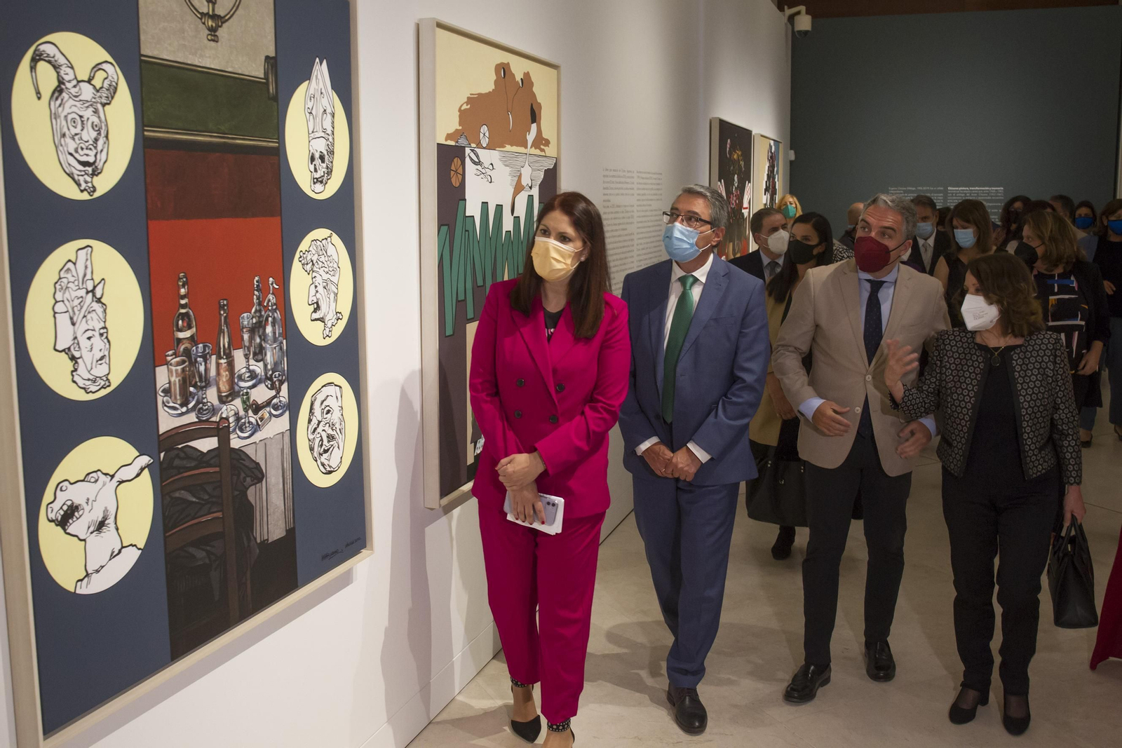 Las fotos de la nueva sala de exposiciones temporales Eugenio Chicano del Museo de Málaga