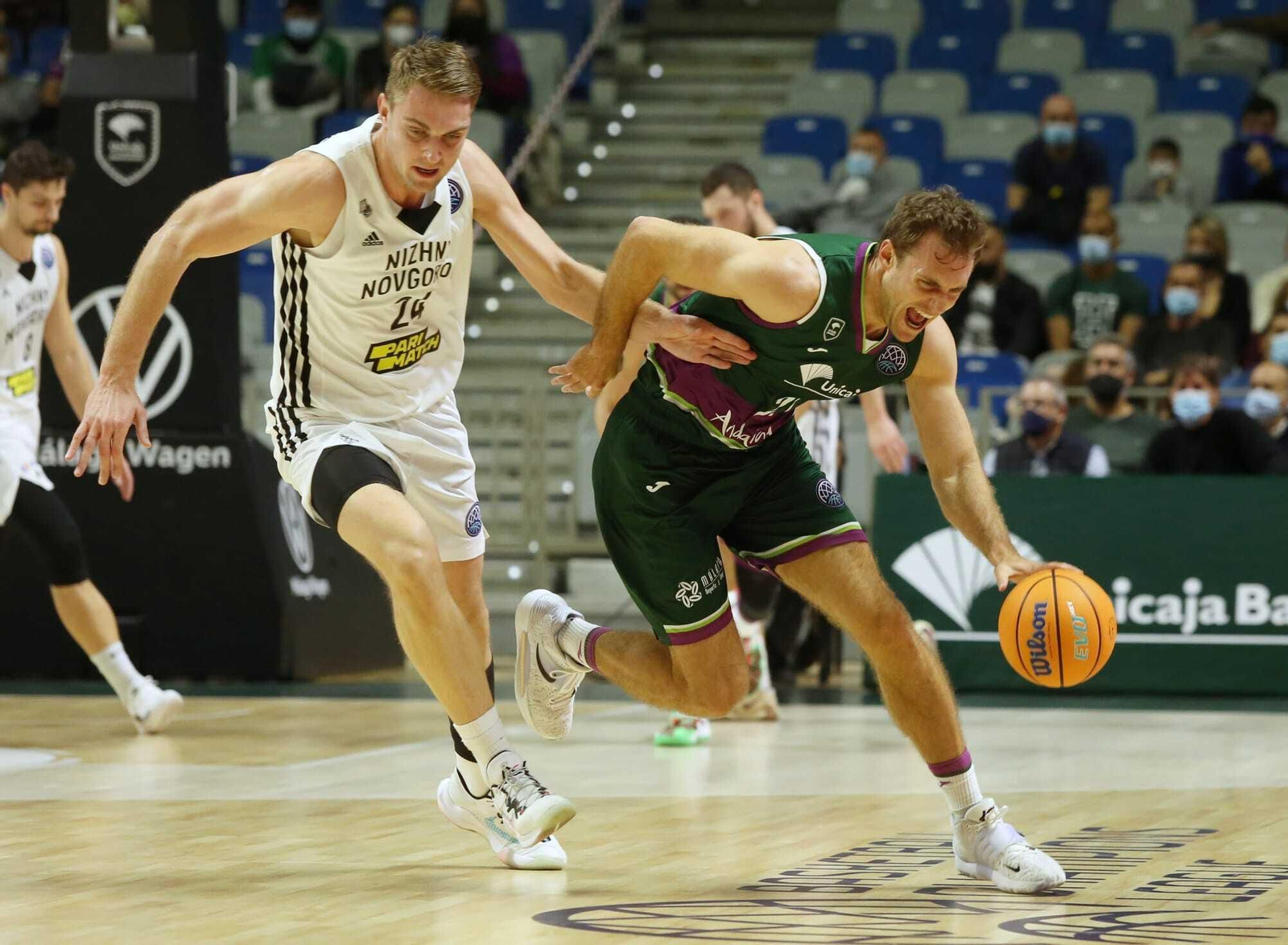 El Unicaja-Nizhny Novgorod, en fotos