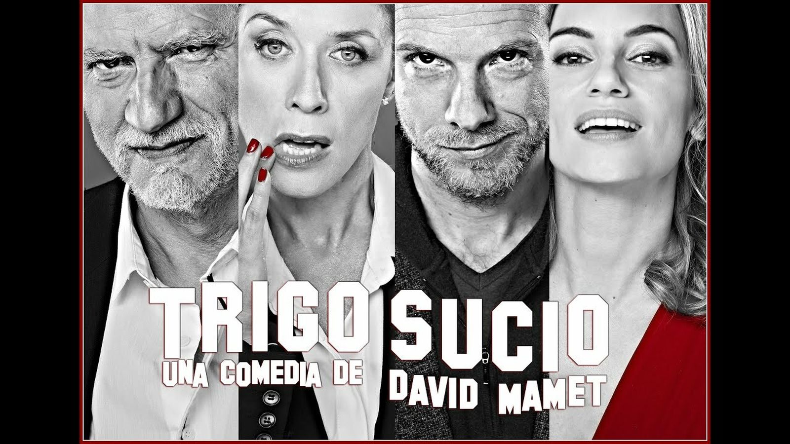 'Trigo sucio', una propuesta teatral en la que participan Nancho Novo, Eva Isanta, Norma Ruiz y Fernando Ramallo.