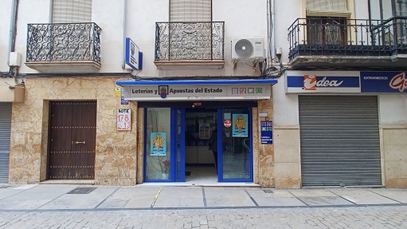 Administración de Lotería de Navidad del Cuarto Premio en Cazorla.