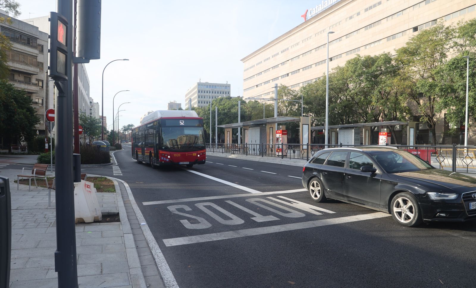 Apertura al tráfico de la Avda San Francisco Javier