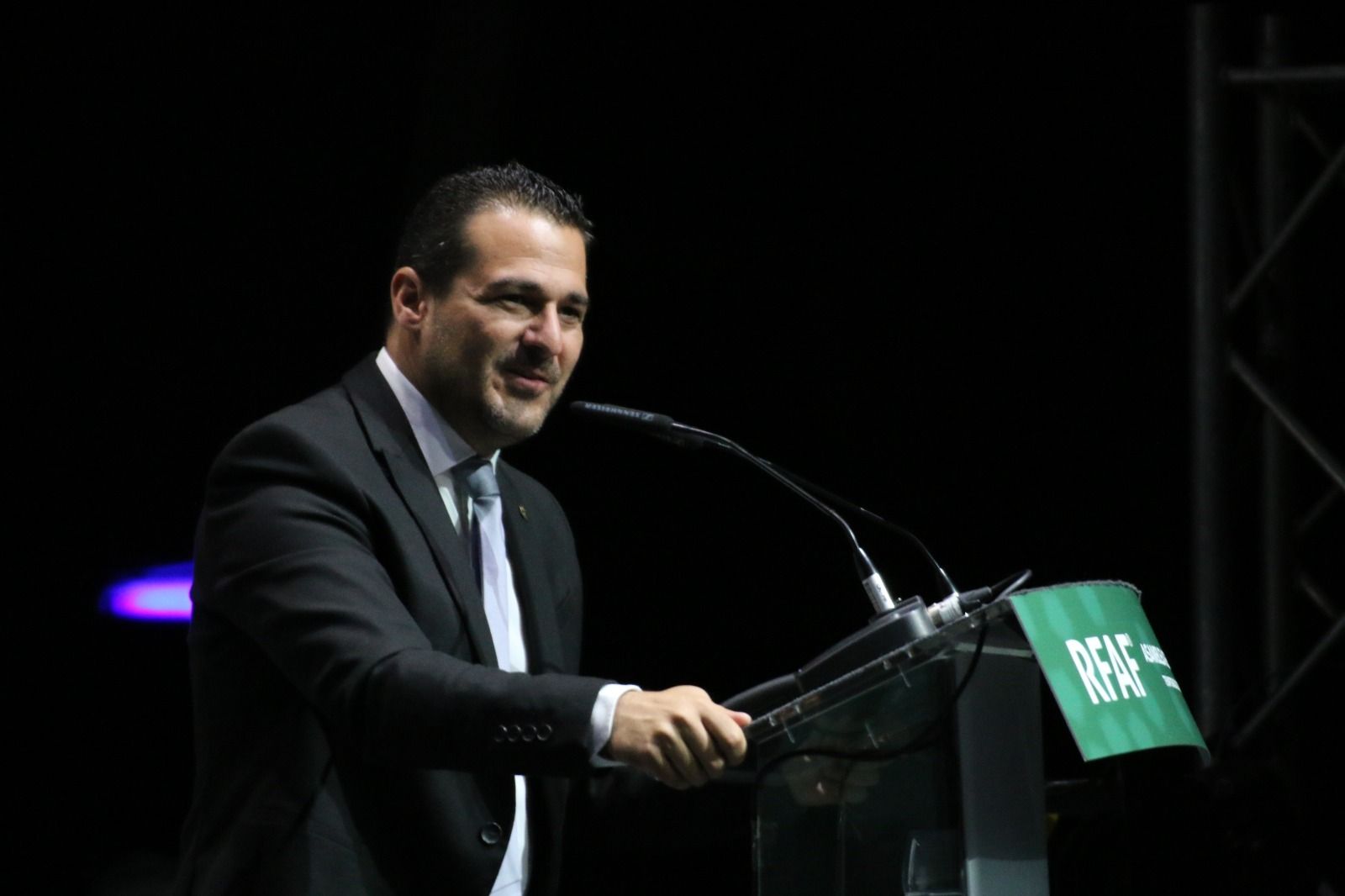 Pablo Lozano, el presidente de la RFAF.