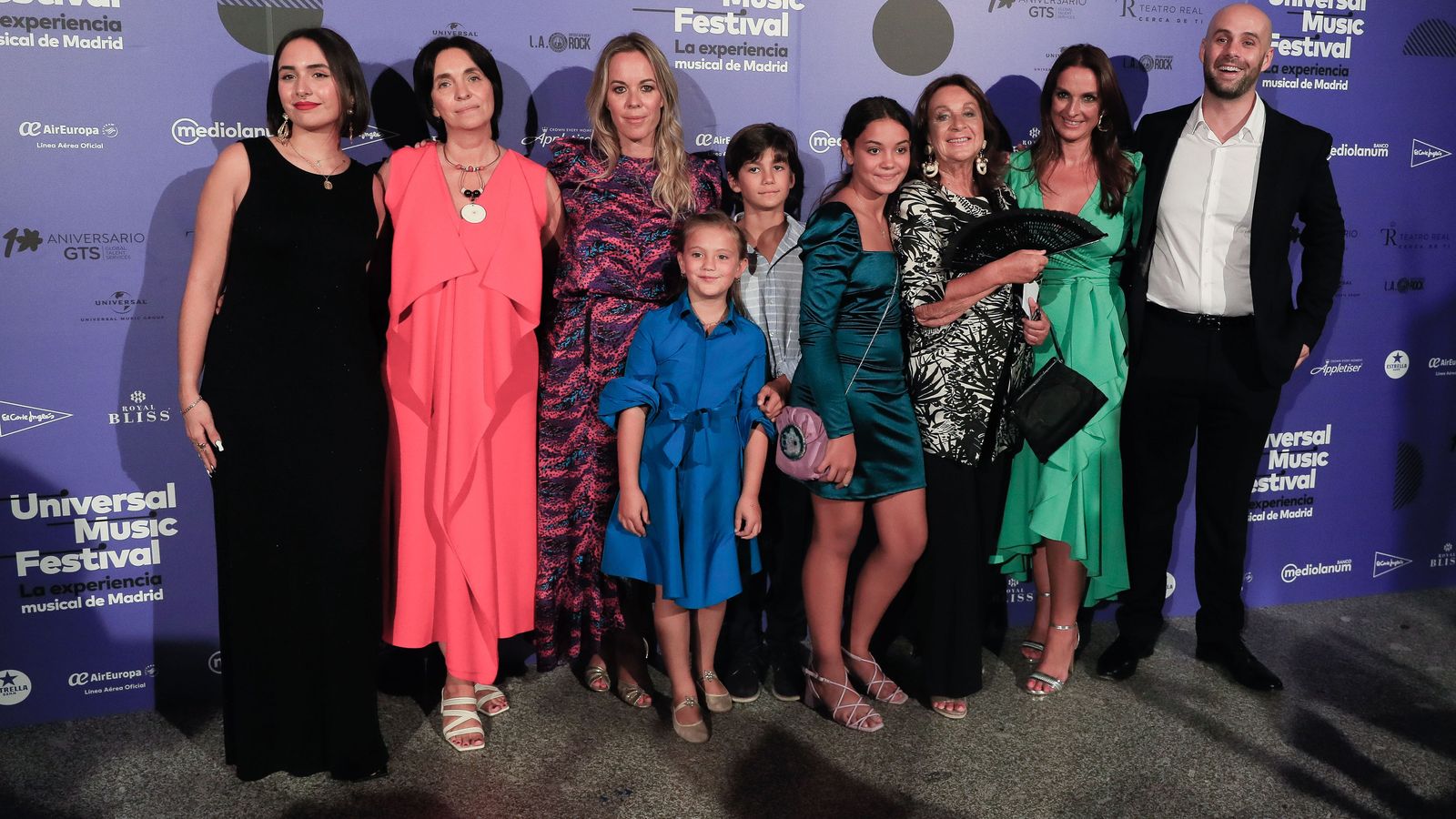 La familia de Paco de Lucía, en el Teatro Real.