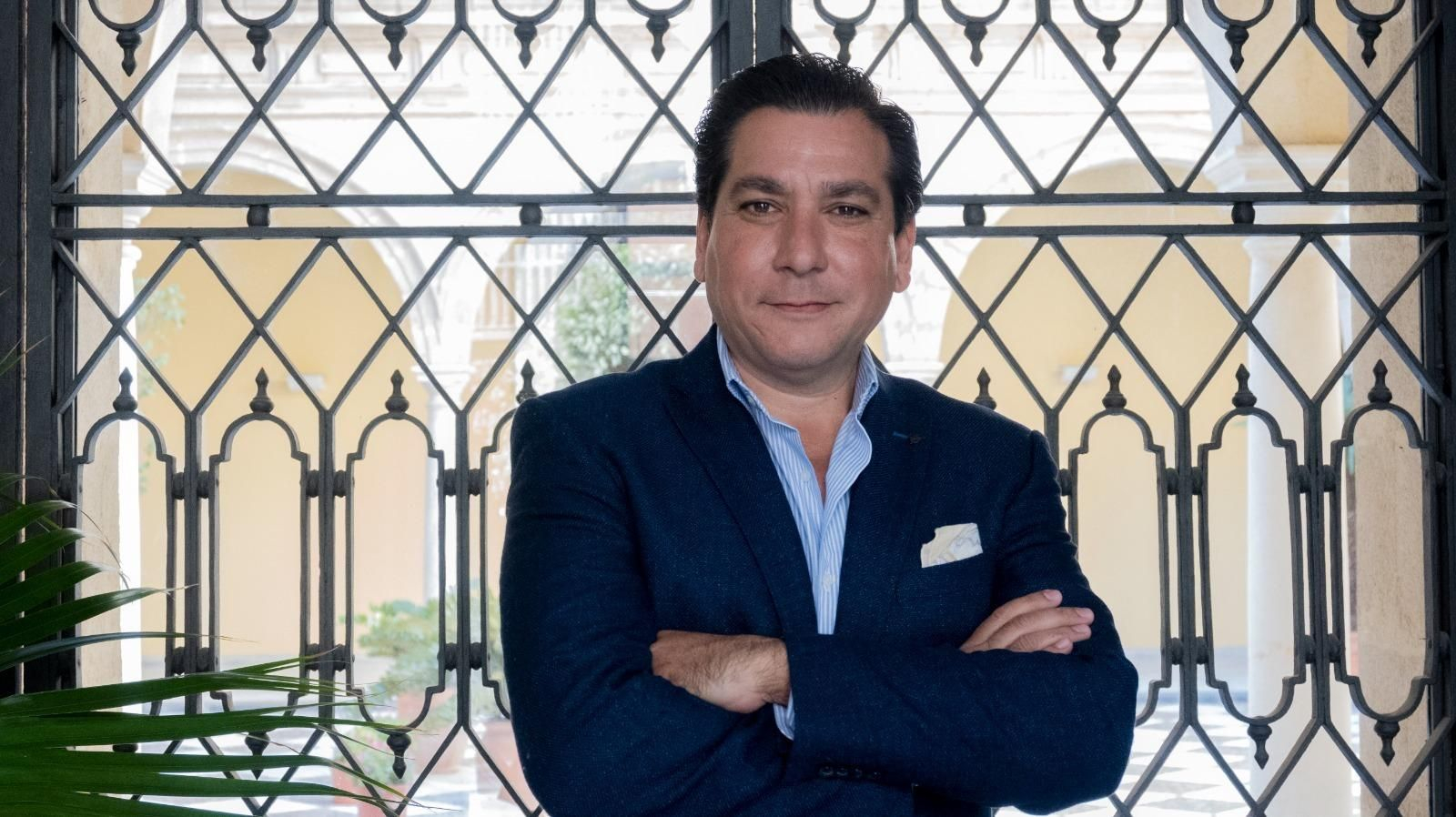 El portavoz de Vox Jerez, Antonio Fernández.