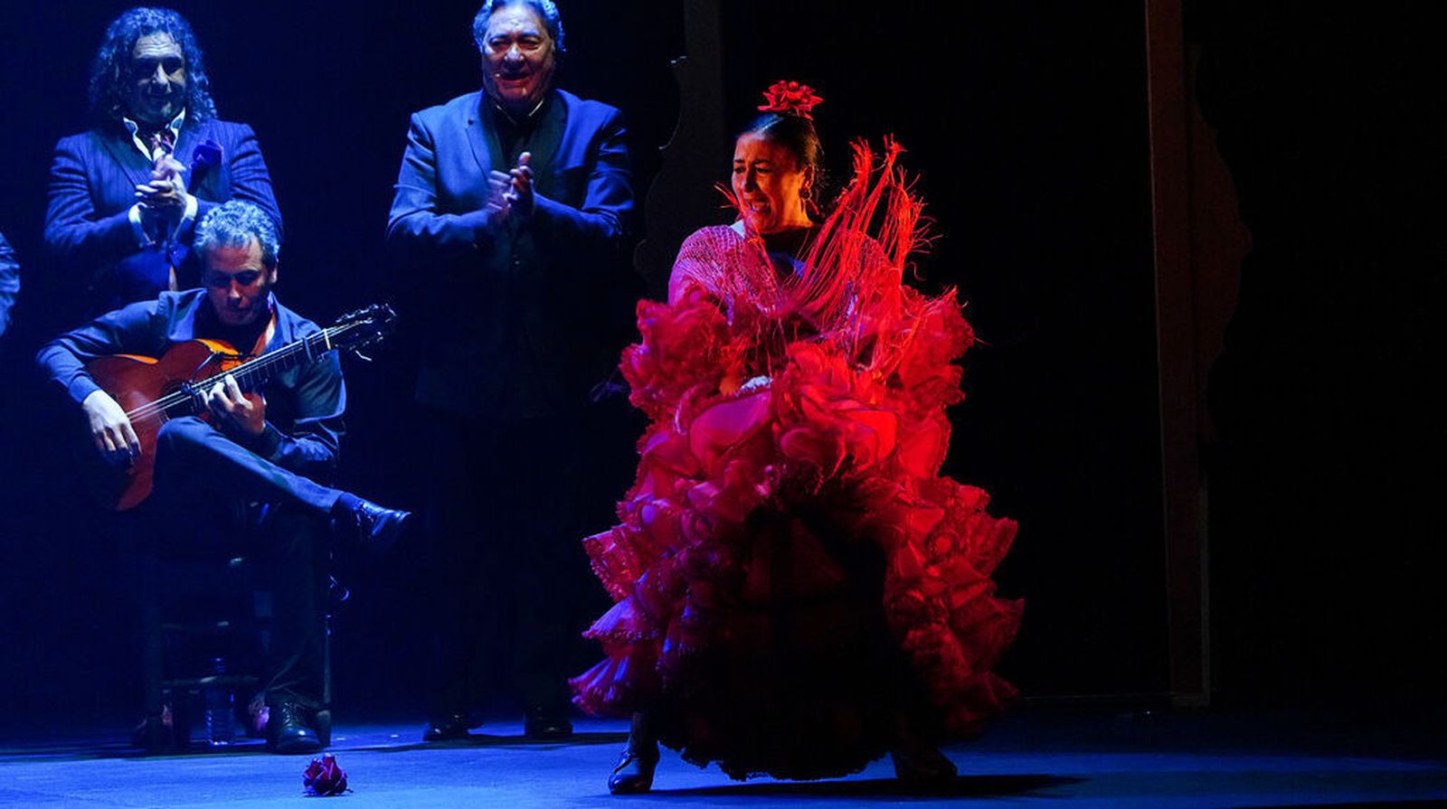 Manuela Carpio durante su actuación en el Festival de Jerez