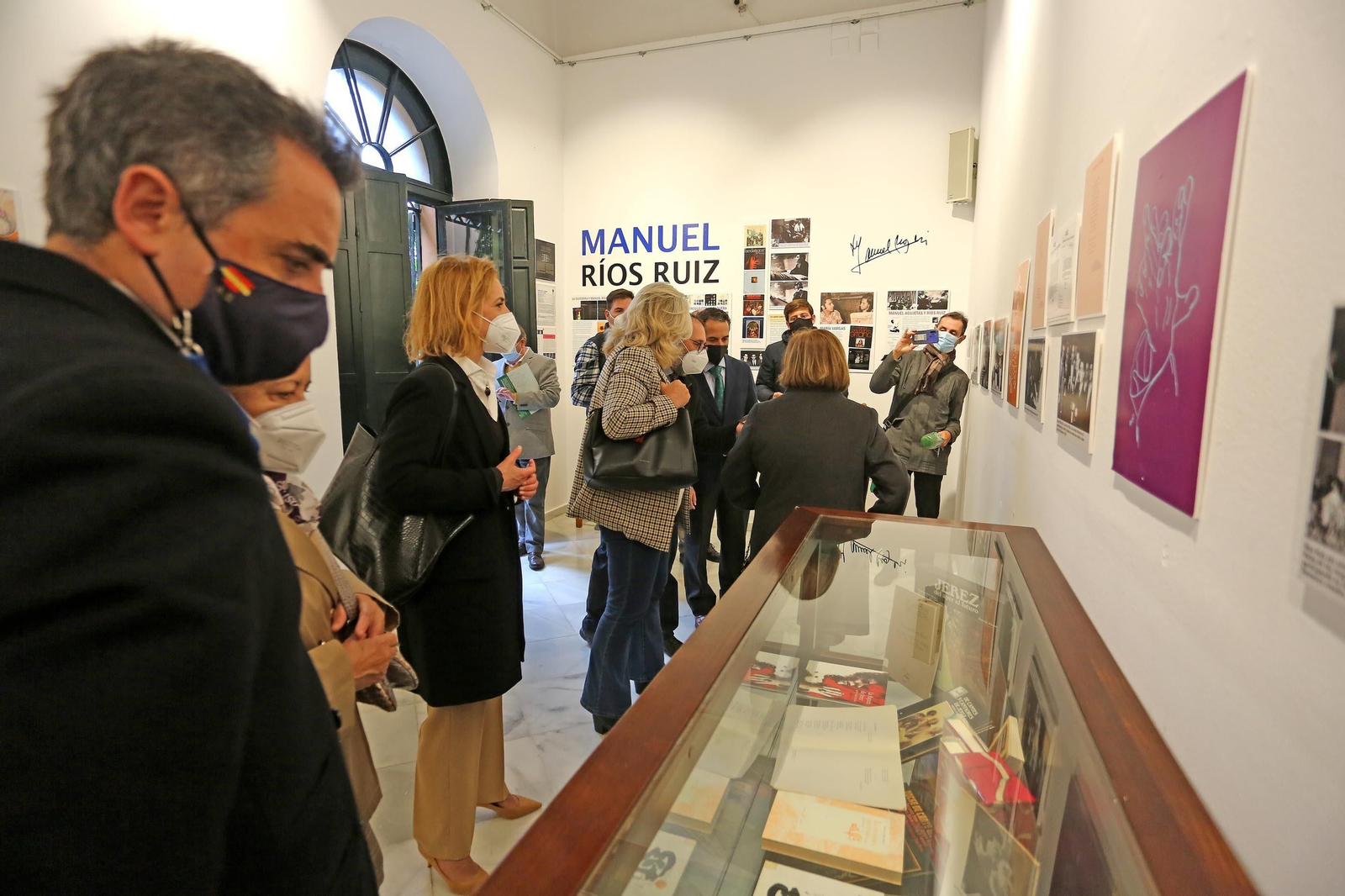 Exposición sobre Manuel Ríos Ruiz en  el Centro Andaluz del Flamenco